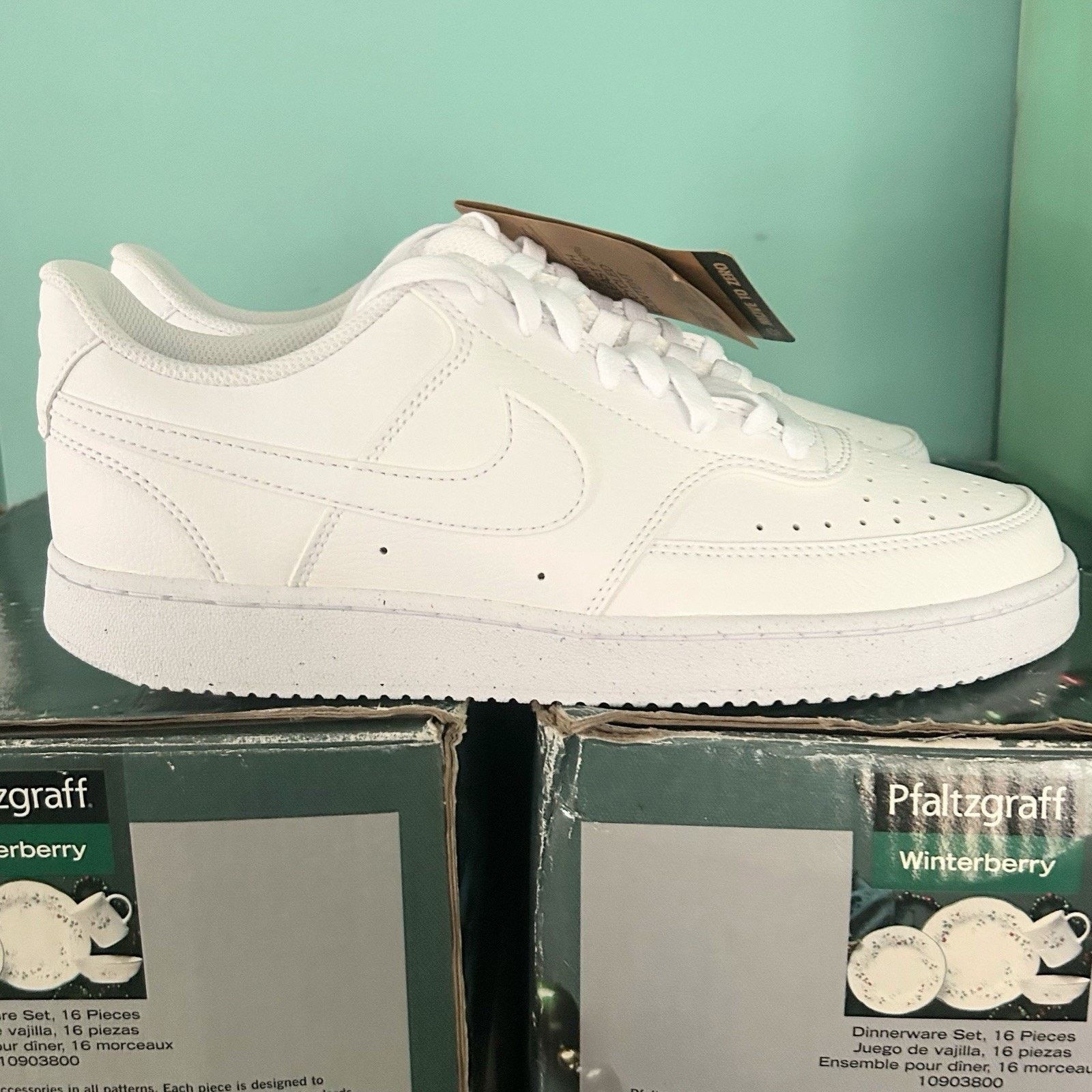 Nike Nike Court Vision Low Next Nature Sneaker White Men's 8.5 Size US 8.5 / EU 41-42 - 4 Thumbnail