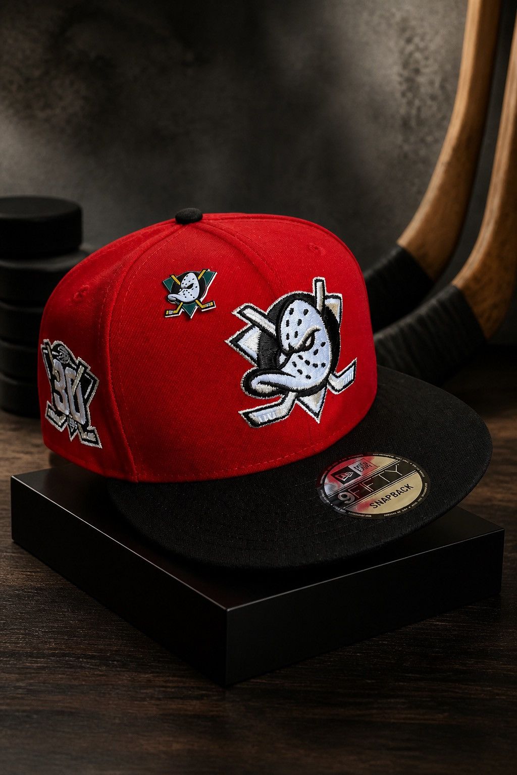 New Era Exclusive Anaheim Ducks NHL Red 9fifty Snapback Size ONE SIZE - 1 Thumbnail