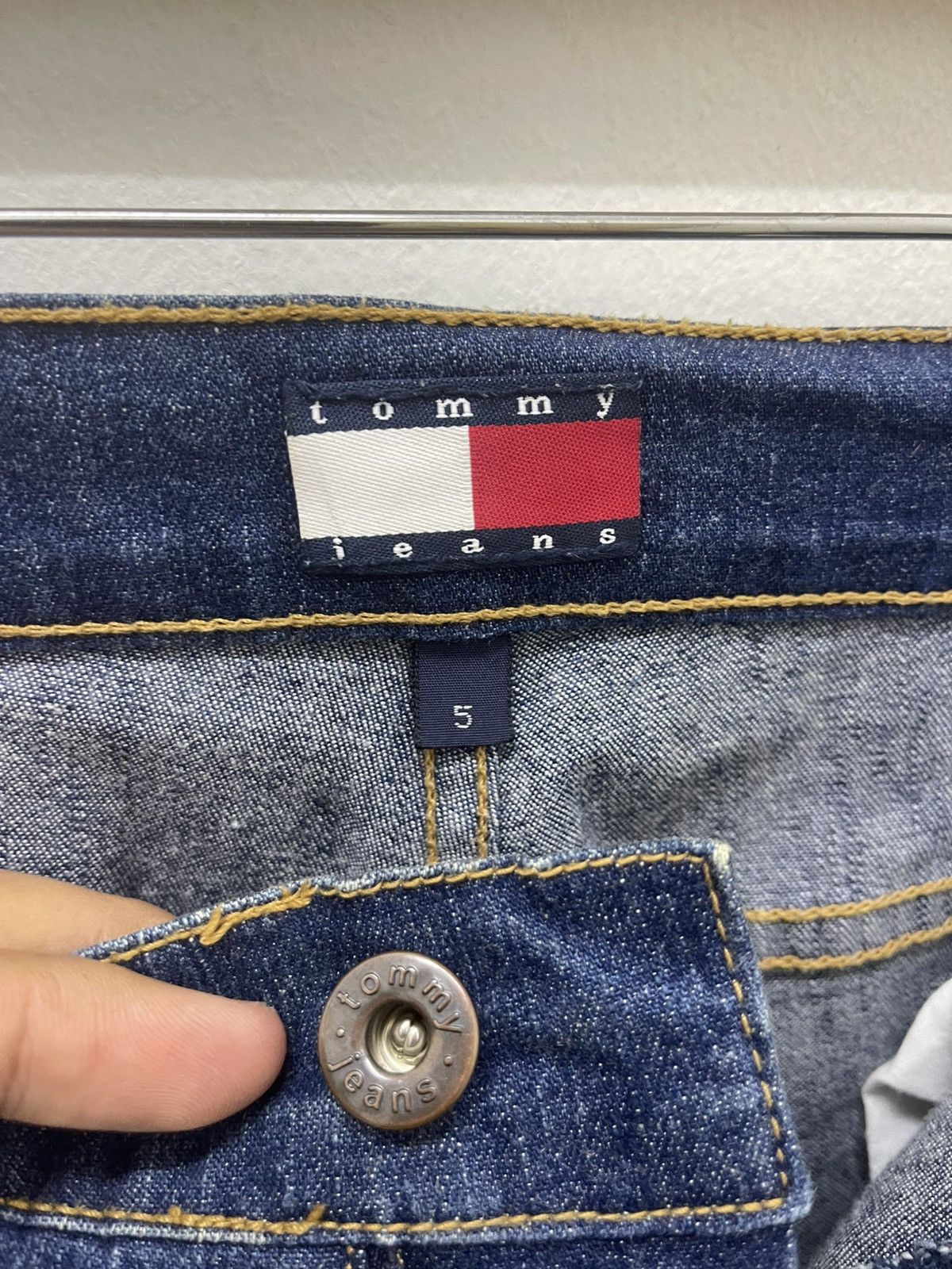Tommy Jeans Rare Vintage TOMMY JEANS Side Taped Size 28" / US 6 / IT 42 - 9 Thumbnail