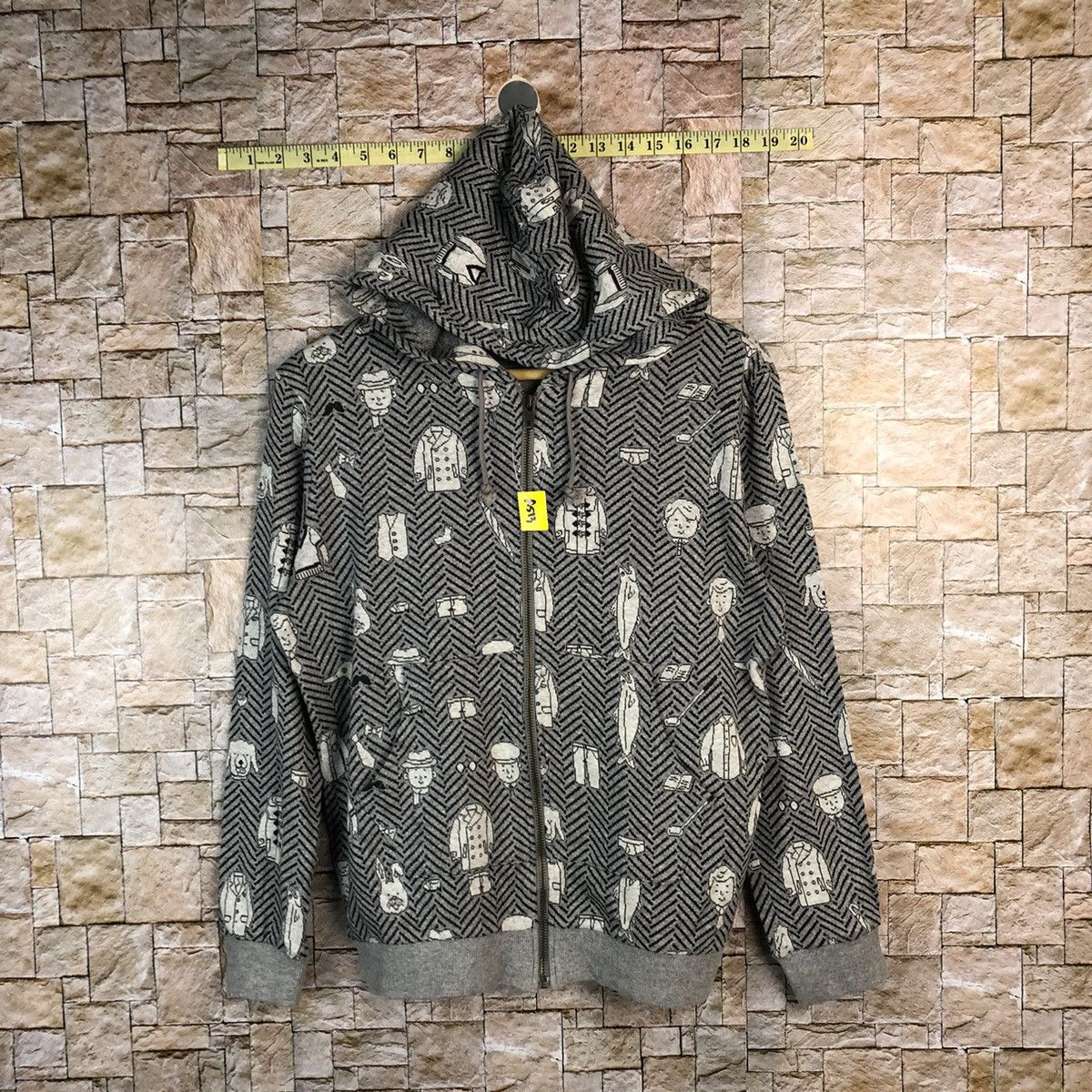 Ne-Net DL Ne Net by issey miyake fullprint sweater Hoodie #A513 Size US M / EU 48-50 / 2 - 1 Thumbnail