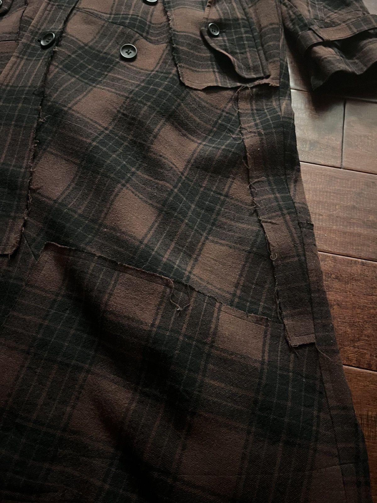 Comme des Garcons AW2002 Junya Watanabe Comme Des Garcons Tartan Trench Coat Size US M / EU 48-50 / 2 - 5 Thumbnail