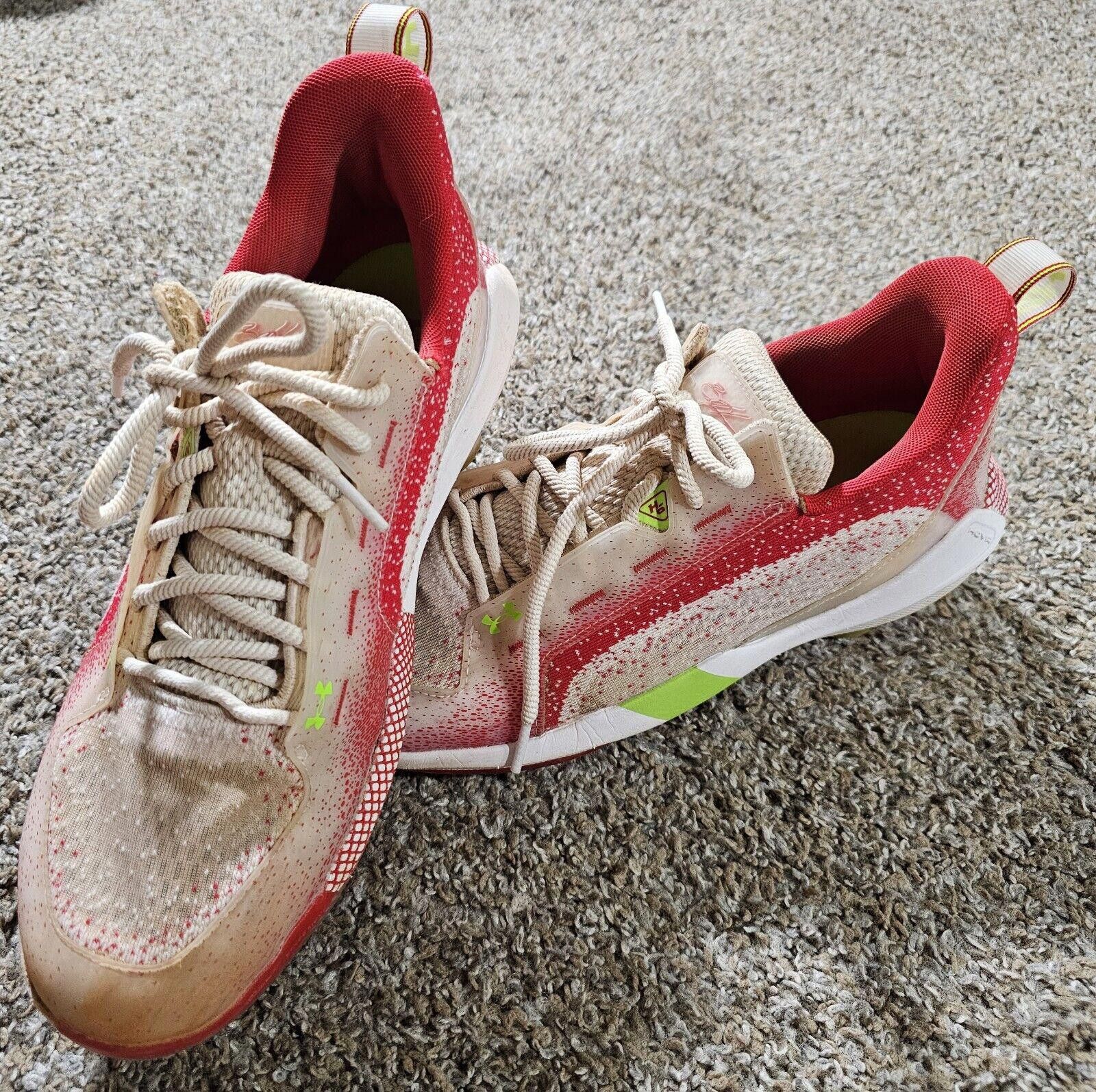 Under Armour Baseball Metal Under Armour Bryce Harper6 White Red 10.5 Size US 10.5 / EU 43-44 - 1 Thumbnail