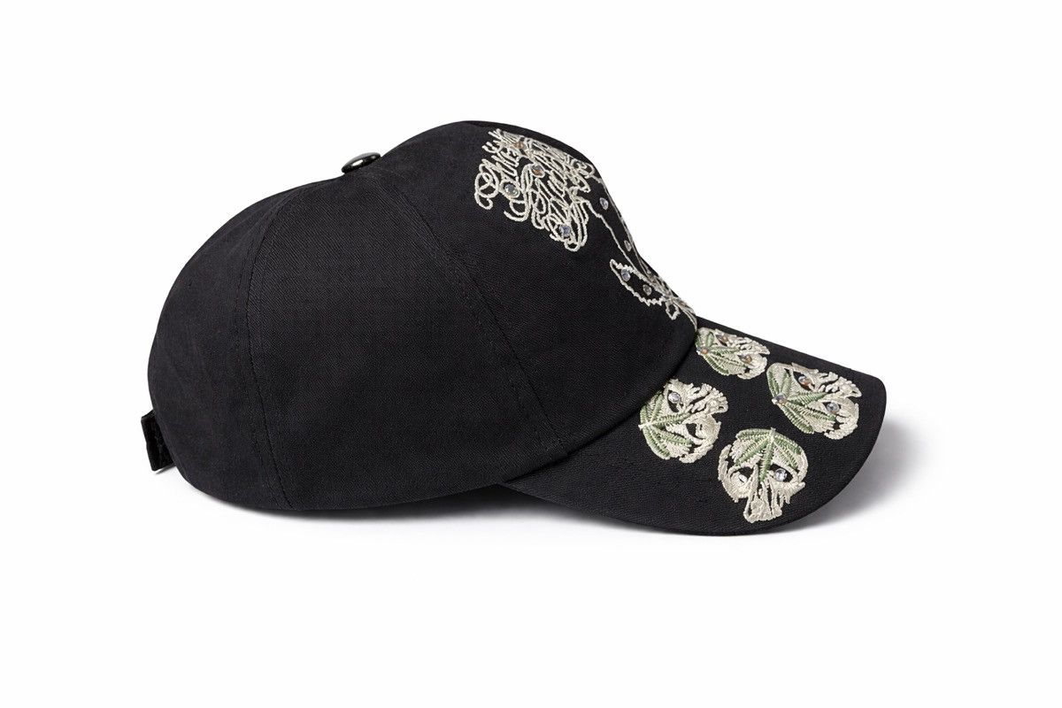 Christian Audigier Christian Audigier Los Angeles Embroidered Denim Brim Cap Size ONE SIZE - 3 Thumbnail