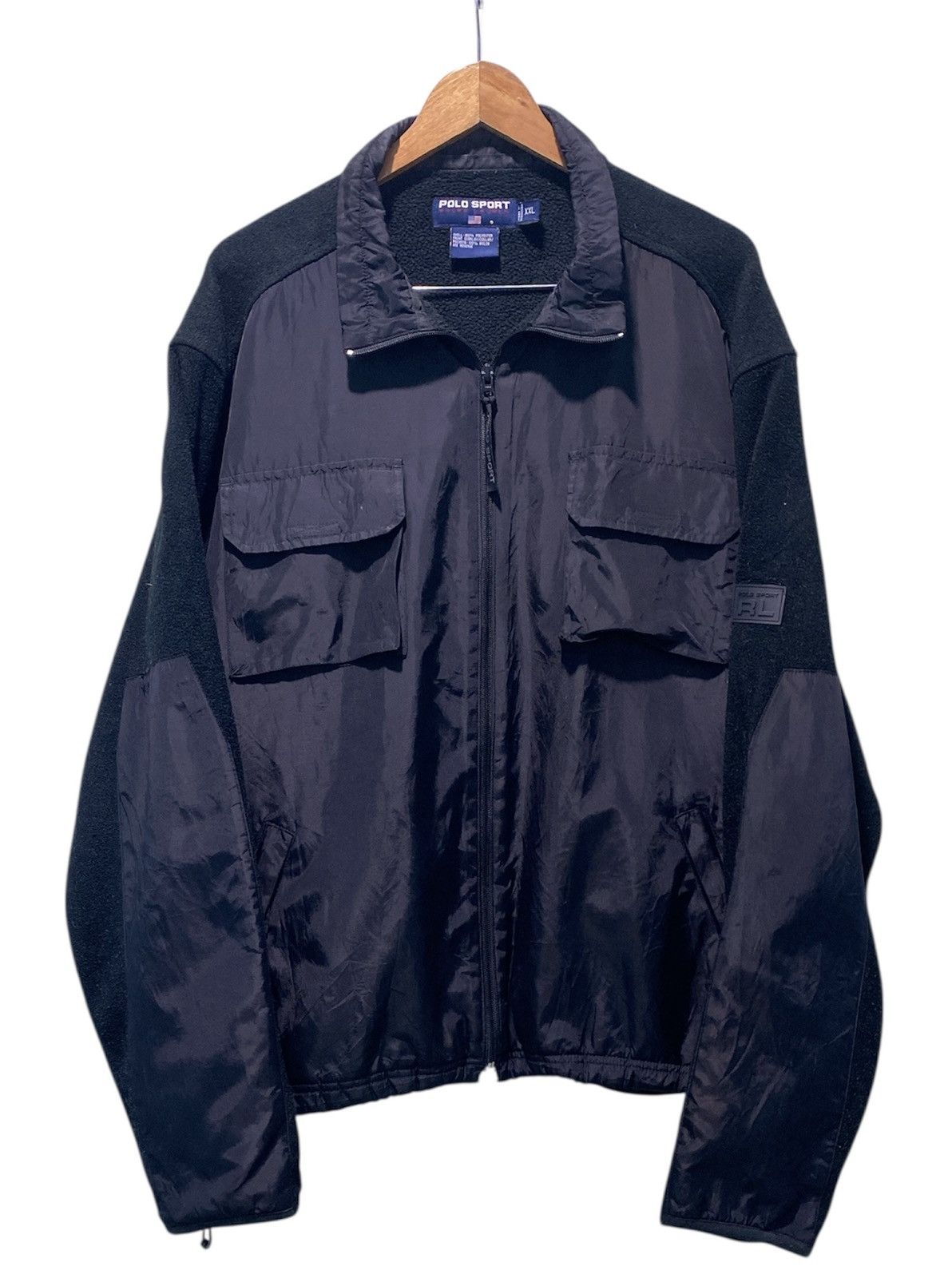 Polo Ralph Lauren Vintage Polo Sport Fleece Patches Logo Jacket Size US XXL / EU 58 / 5 - 1 Thumbnail