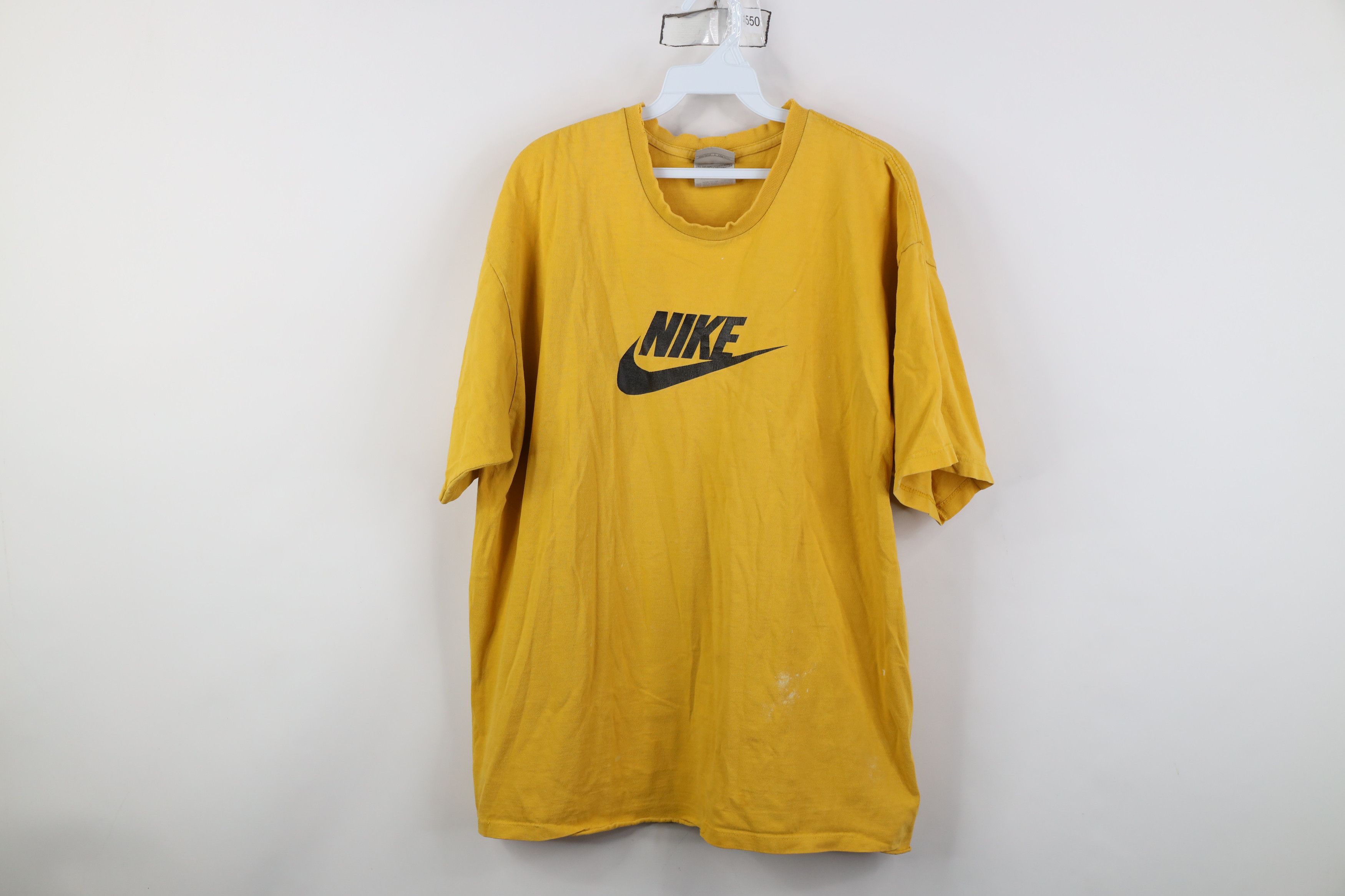 Nike Vintage Y2K Nike Scott Spell Out Big Swoosh Logo T-Shirt Size US XL / EU 56 / 4 - 1 Thumbnail