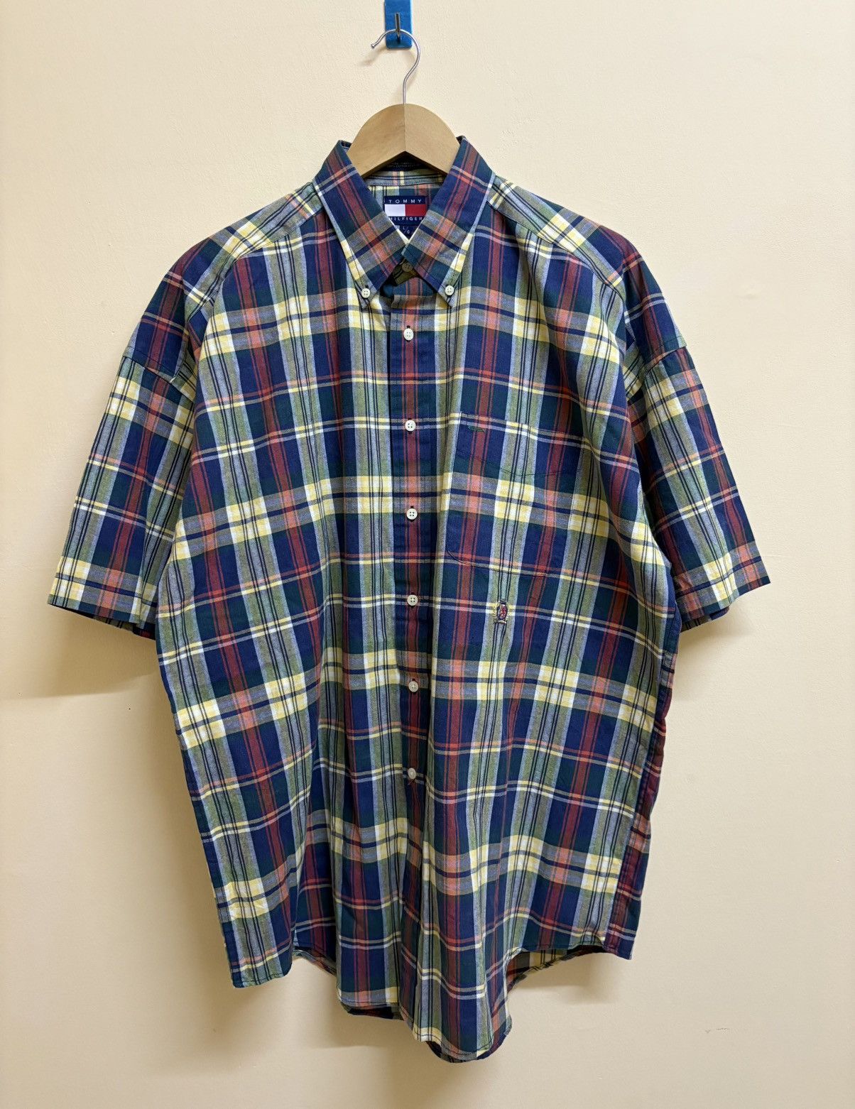 Vintage Tommy Hilfiger Flannel Shirt Button Up