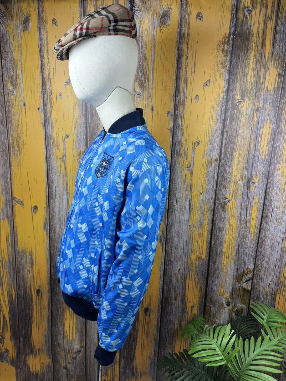 Japanese Brand Score Draw England 1990 Empire Third Track Jacket Size XL Size US XL / EU 56 / 4 - 5 Thumbnail
