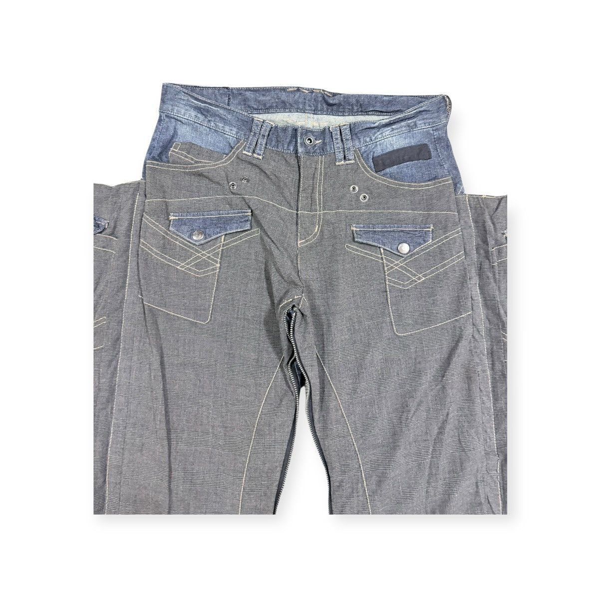 Seditionaries Vtg🔥Avant-Garde ppfm AnarchyDenim Eastern Rock Reverseible Size US 33 - 11 Thumbnail