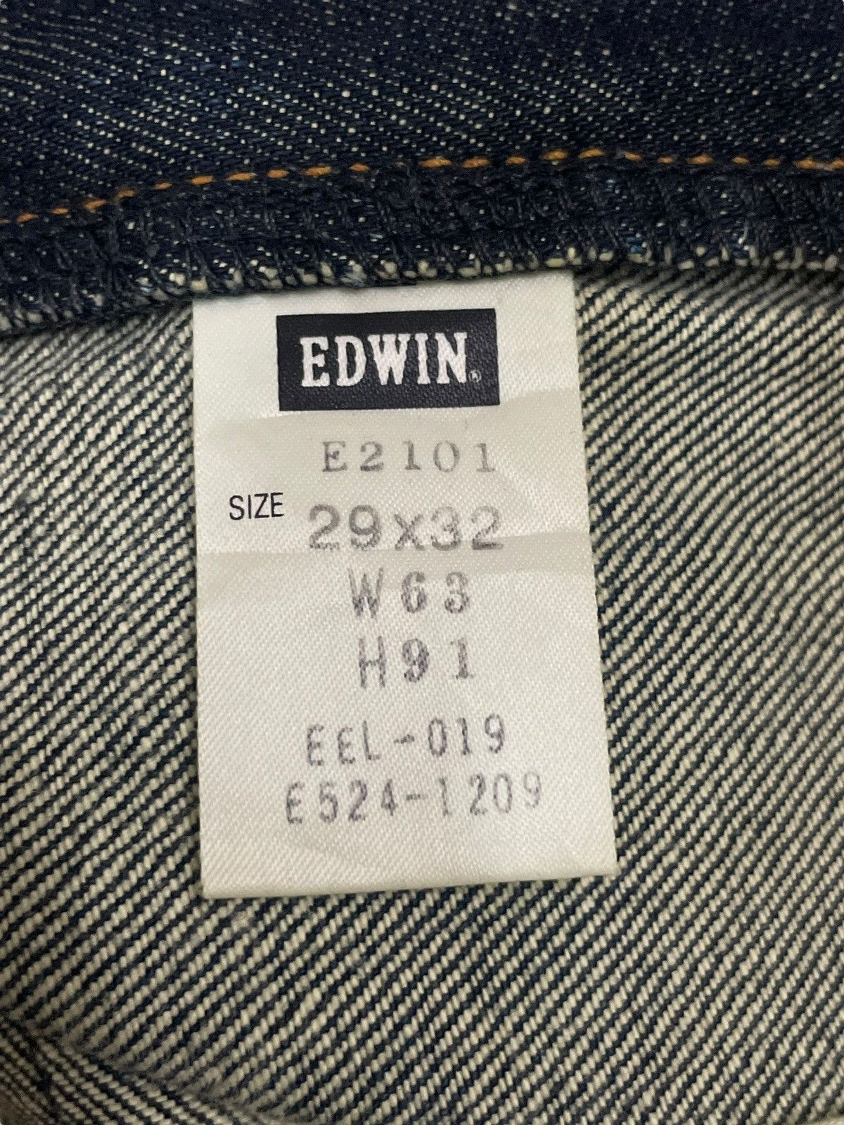 Edwin Vintage Edwin E Function Fade Wash Twisted Style Flare Jeans Size US 29 - 13 Thumbnail