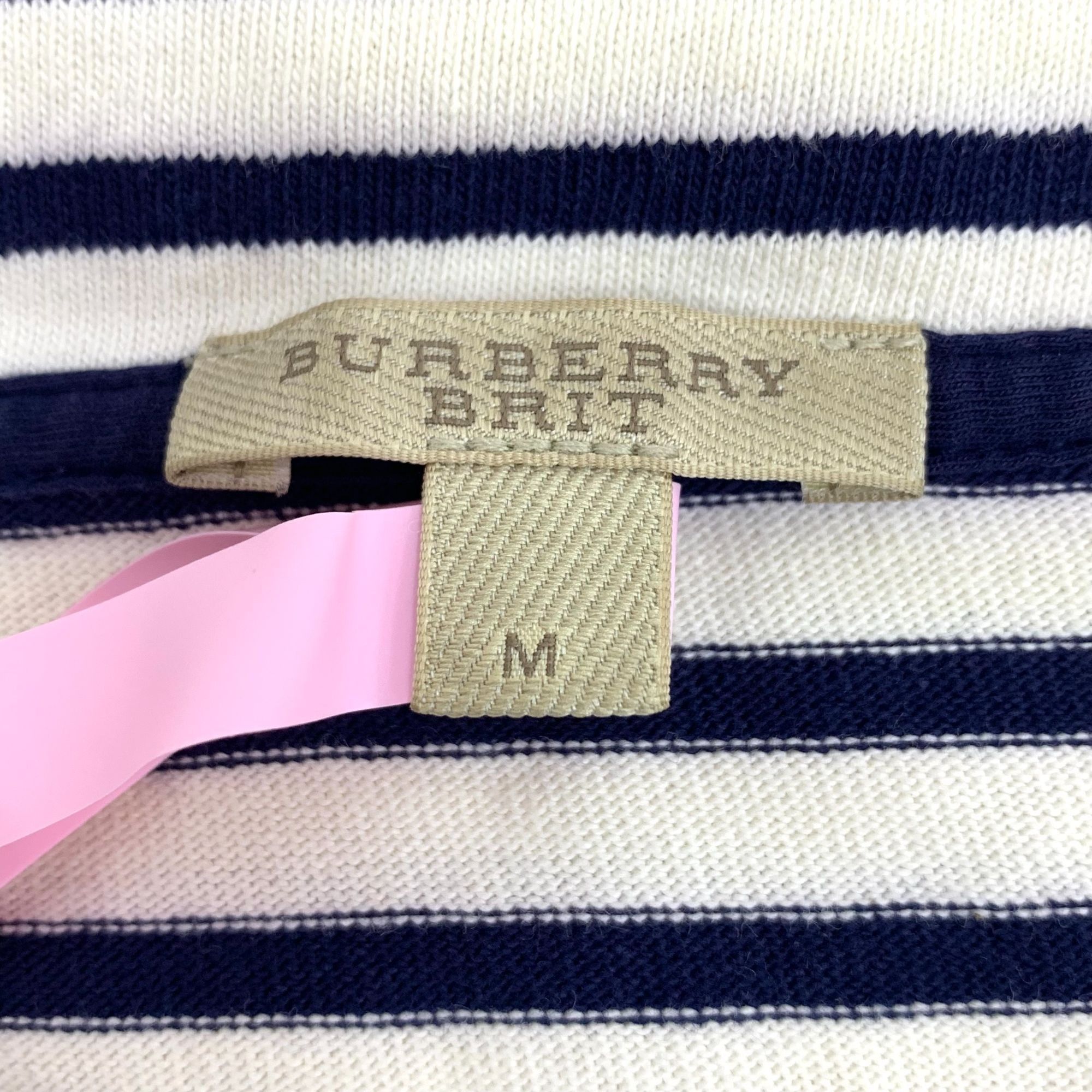 Burberry Burberry Brit Striped Cotton Long-Sleeve T-Shirt With Warhor Size M / US 6-8 / IT 42-44 - 2 Thumbnail