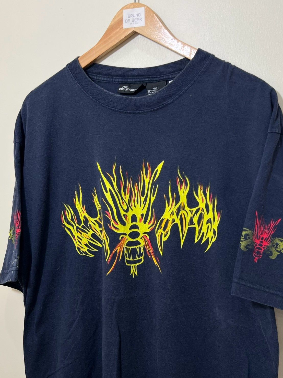 Vintage Vintage No Boundaries Dragon shirt Y2K bnz01 Size US L / EU 52-54 / 3 - 1 Thumbnail