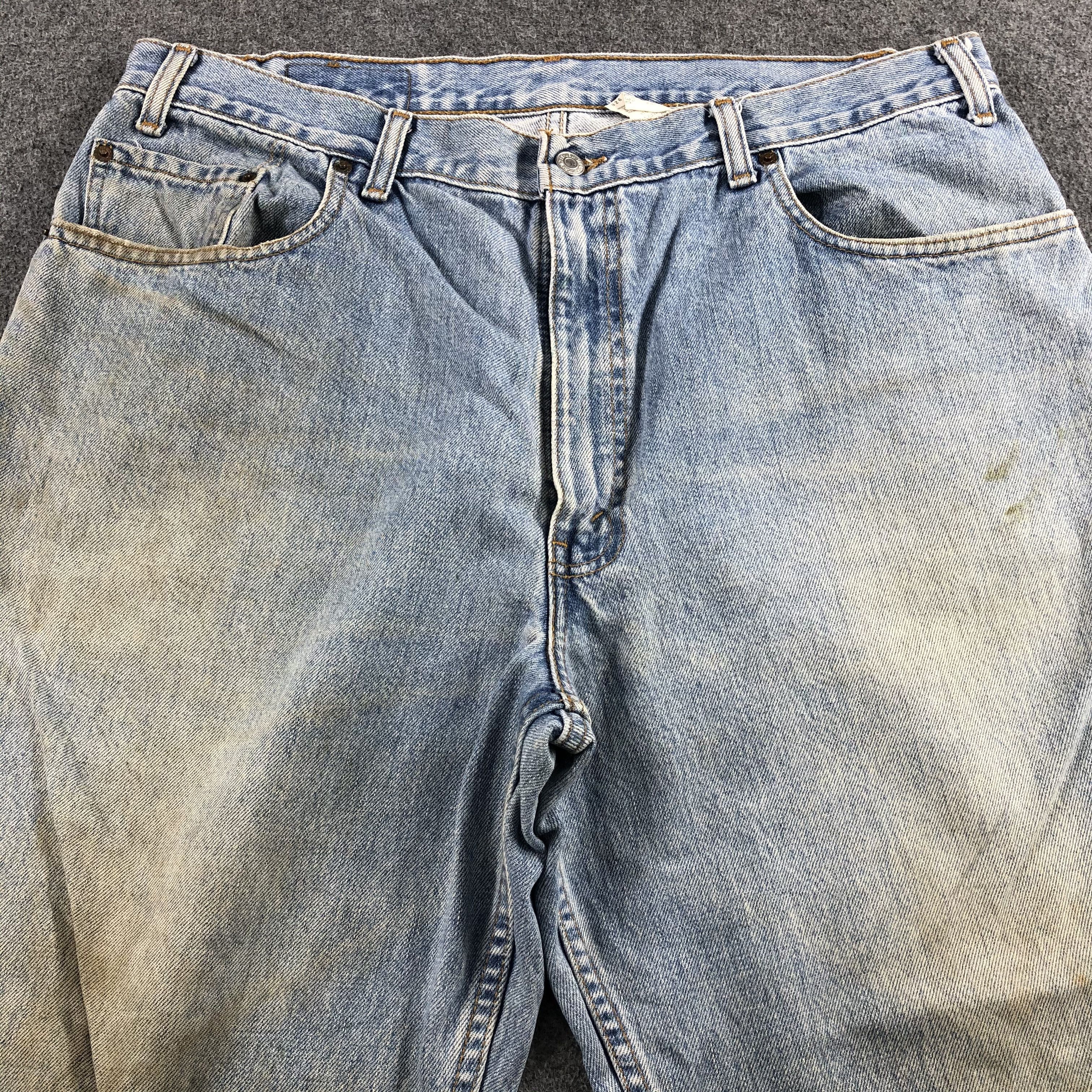 Levi's Vintage 90s Light Wash Levis 560 Jeans-J1681 Size US 38 / EU 54 - 3 Thumbnail