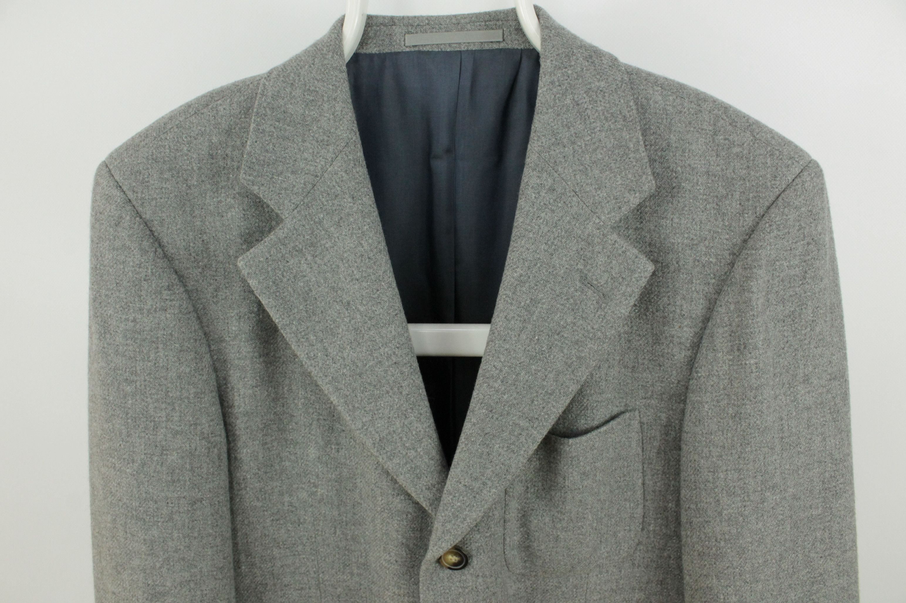 Hugo Boss Vintage Hugo Boss Gray Fleece Wool Sport Coat Blazer Jacket Size US M / EU 48-50 / 2 - 2 Thumbnail