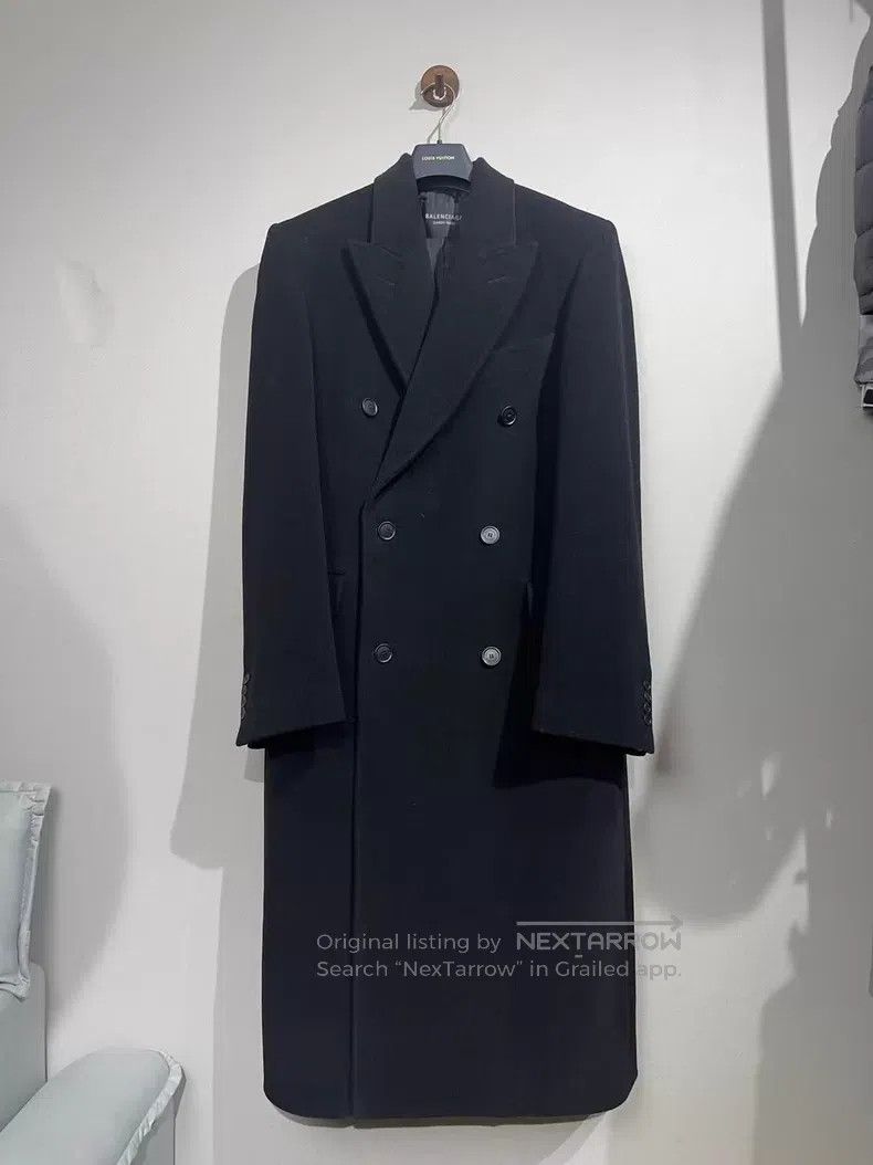 Balenciaga Balenciaga Black Cashmere Coat Size US S / EU 44-46 / 1 - 1 Thumbnail