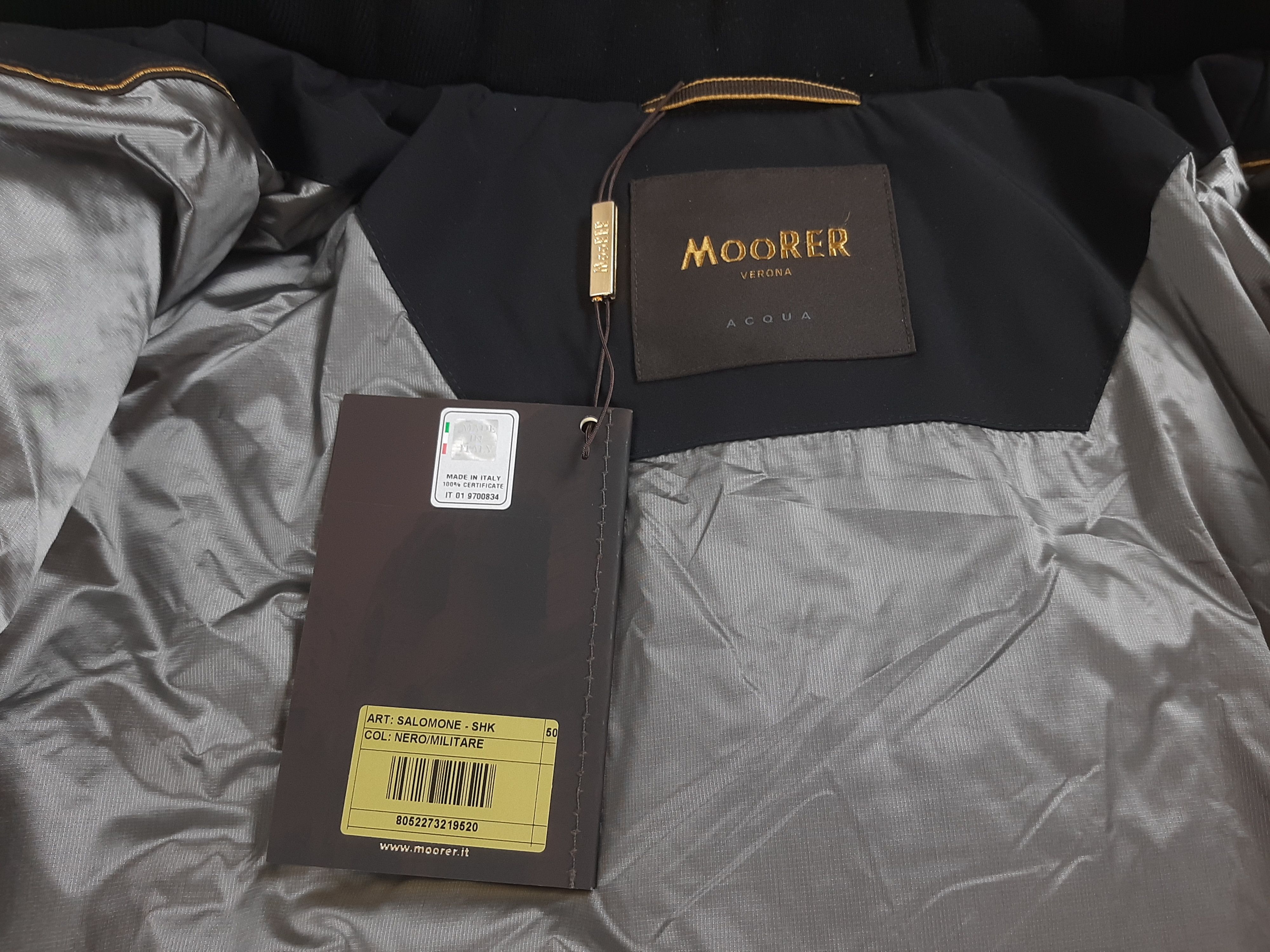 MooRER Moorer Salomone-SHK Jacket Black Men's Size IT 50 L Size US M / EU 48-50 / 2 - 15 Thumbnail