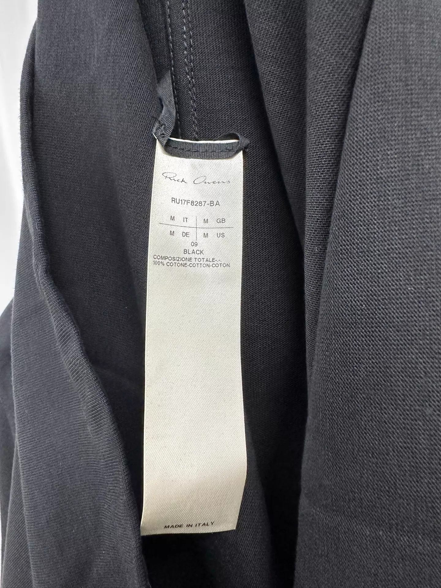 Rick Owens Rick Owens High Neck Long Sleeve Thick T-Shirt Size M Size US M / EU 48-50 / 2 - 4 Thumbnail