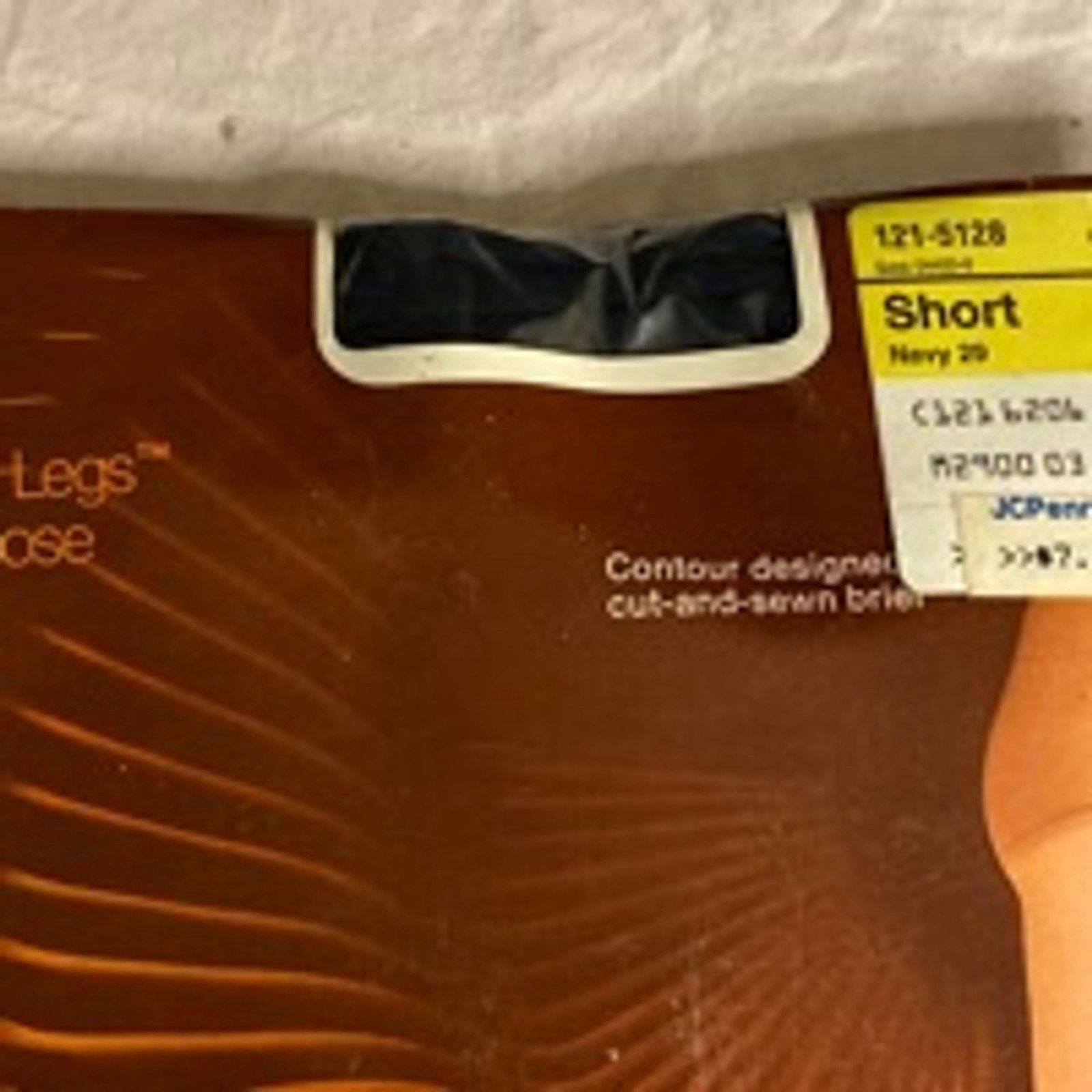 Other Vintage JCPenney Pantyhose Short Navy 20 Sheer Hosiery Size ONE SIZE - 3 Thumbnail