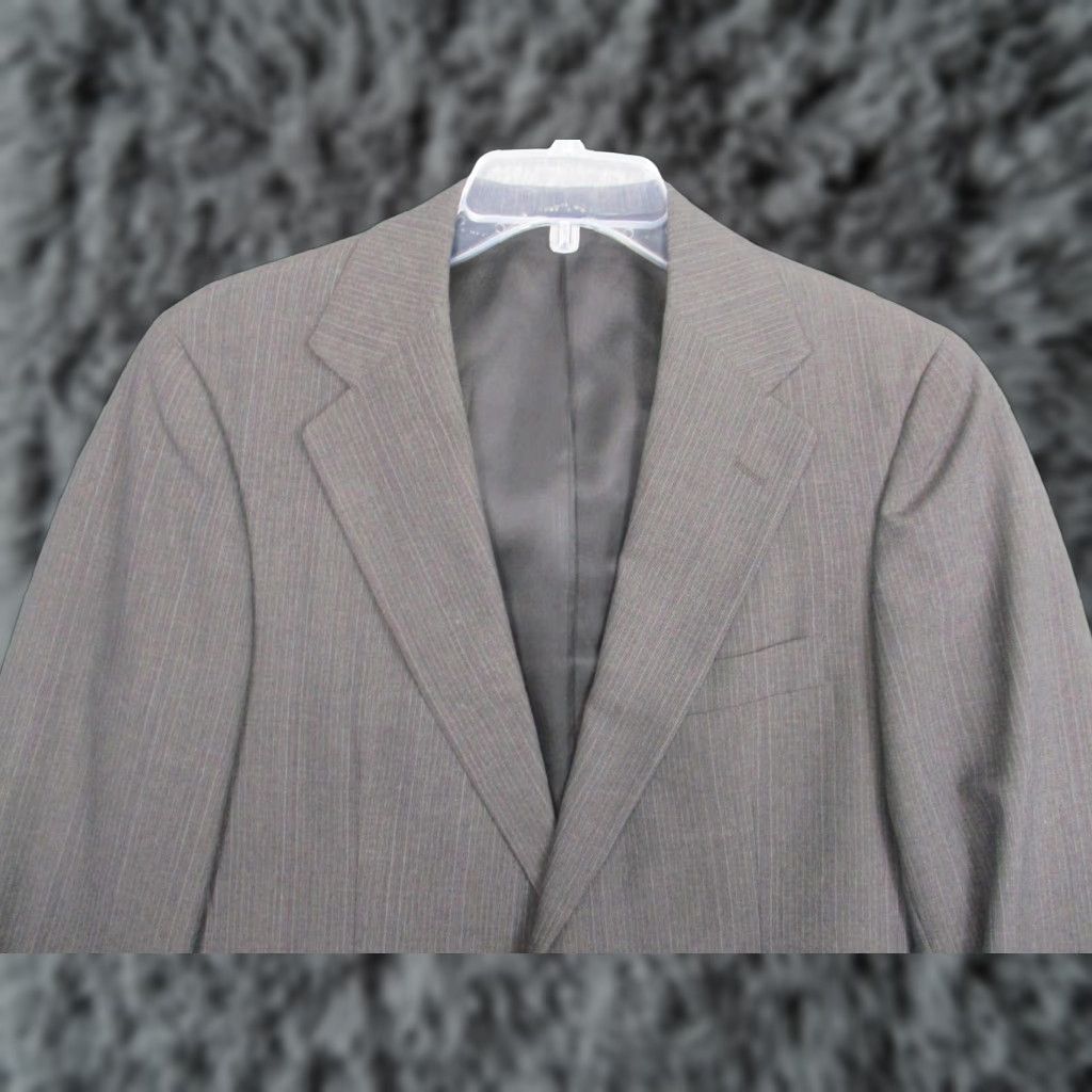 Ralph Lauren VINTAGE Polo University Club Ralph Lauren Suit Jacket Mens 44 Gray USA 90s Size US XXL / EU 58 / 5 - 1 Thumbnail