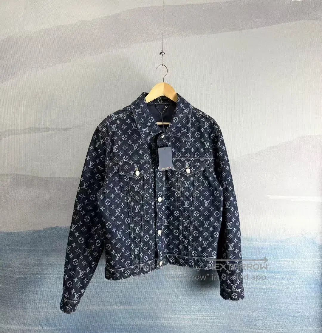 Louis Vuitton LV x Timberland Dark Blue Pearl Button Denim Jacket. Size US M / EU 48-50 / 2 - 2 Thumbnail