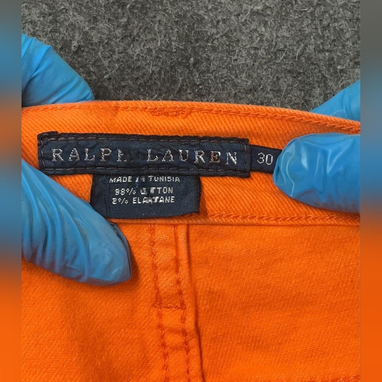 Ralph Lauren Ralph Lauren Bright Orange Polo Jeans Big Pony Boyfriend 30 Size 30" / US 8 / IT 44 - 5 Thumbnail