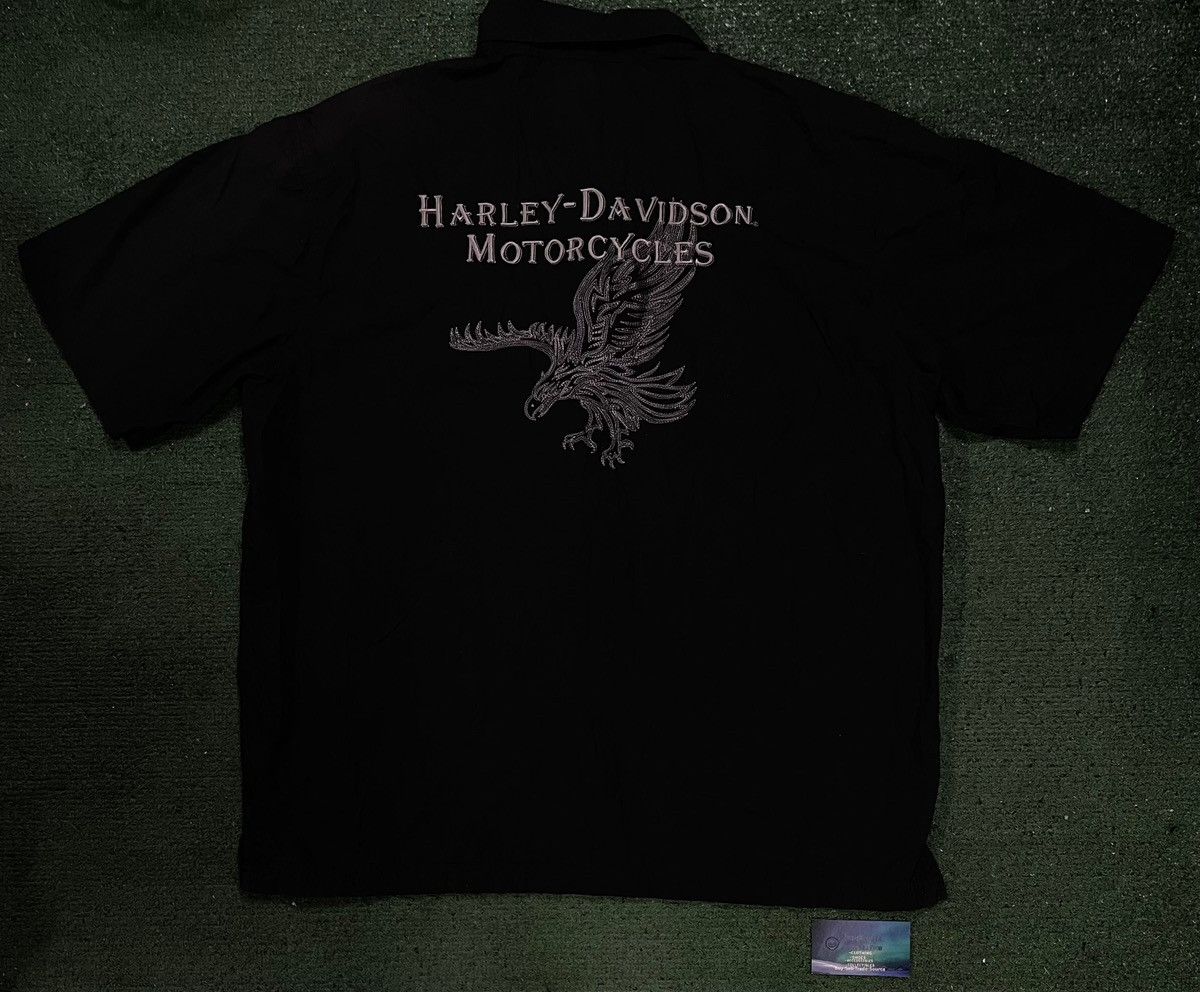 Harley Davidson Vintage 1990s Harley Davidson eagle embroidered button up Size US XL / EU 56 / 4 - 2 Thumbnail