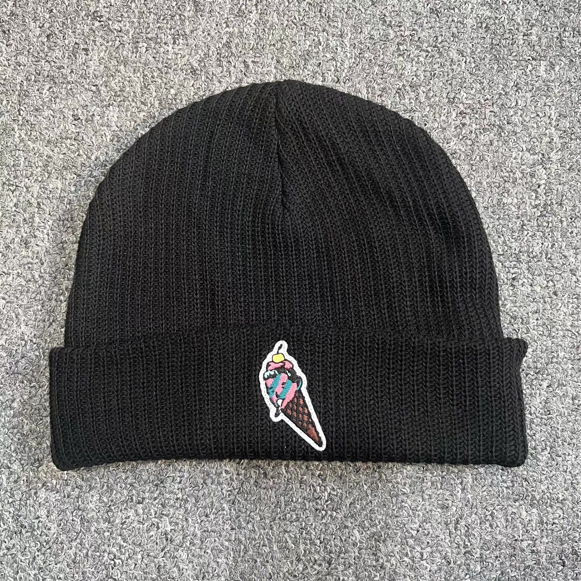 Billionaire Boys Club BBC ICECREAM Face Ice Cream Knitted Beanie Q7 Size ONE SIZE - 1 Thumbnail