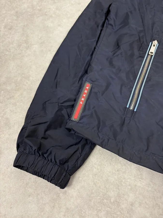 Prada SS2016 Prada Navy Light Windbreaker Jacket Size US S / EU 44-46 / 1 - 6 Thumbnail