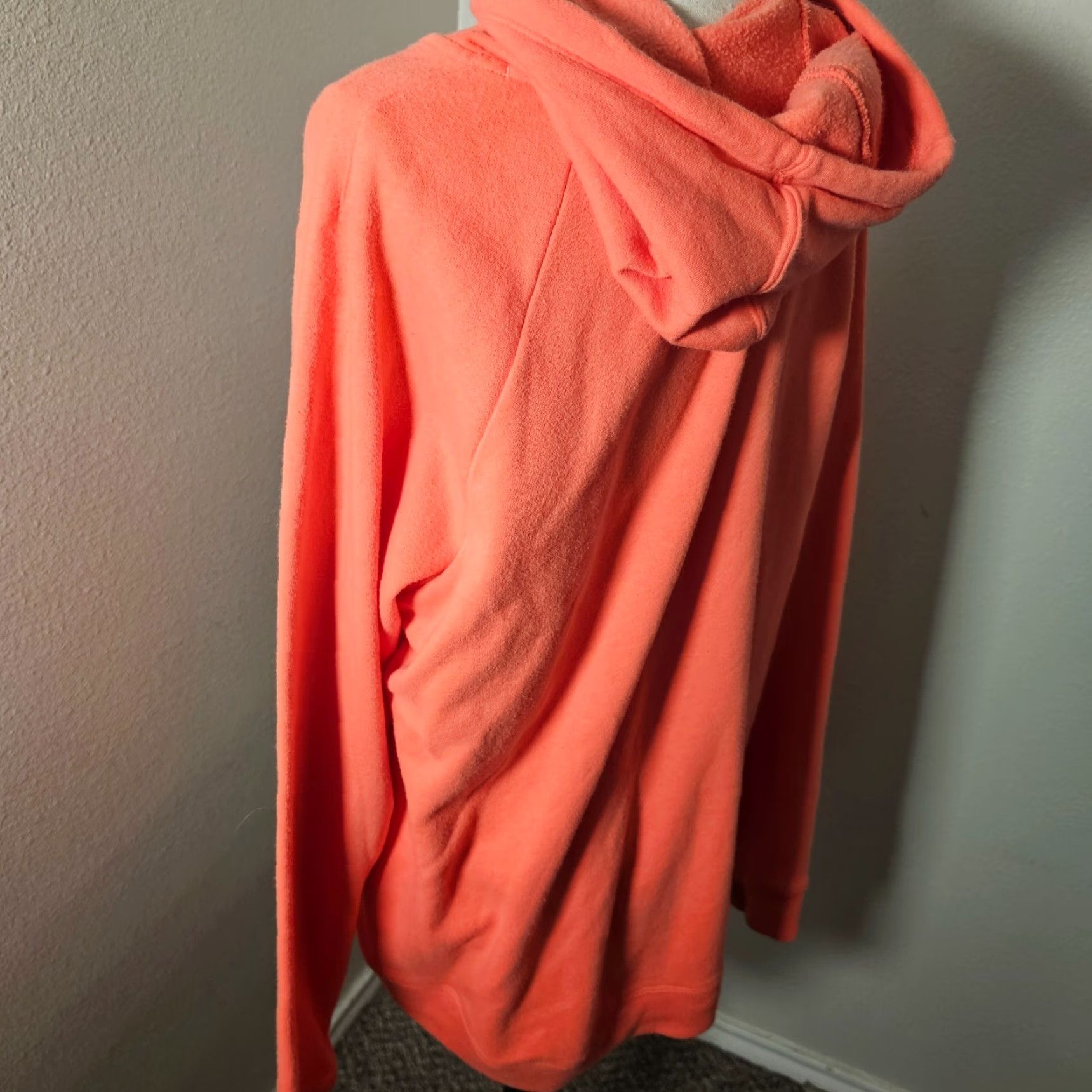 Under Armour Under Armour Sweatshirt Womens XL Pink Hooded Funnel Neck Long Sleeve Arm Logo Size XL / US 12-14 / IT 48-50 - 3 Thumbnail