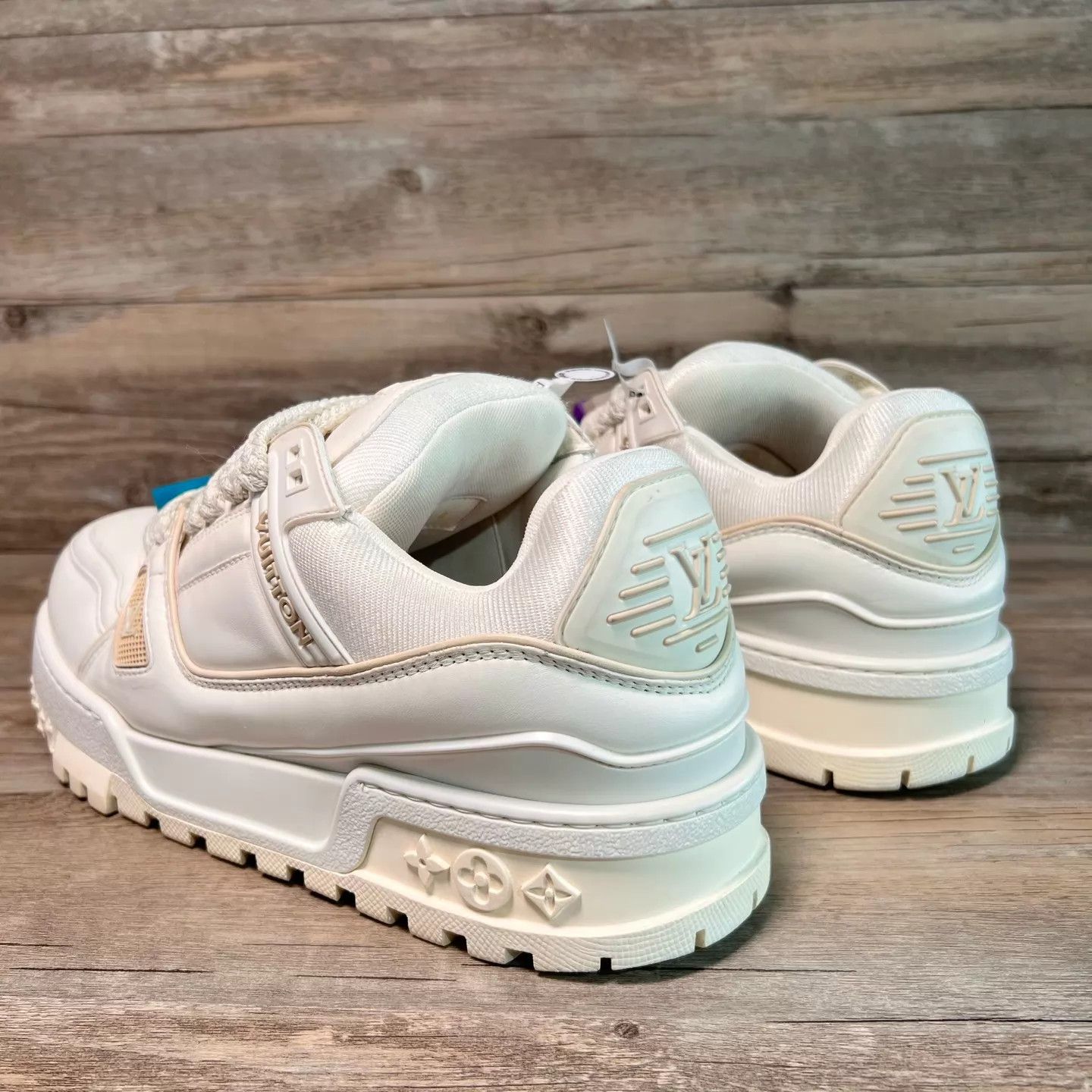 Louis Vuitton LOUIS VUITTON LV TRAINER MAXI white UK8/42 Size US 9 / EU 42 - 4 Thumbnail