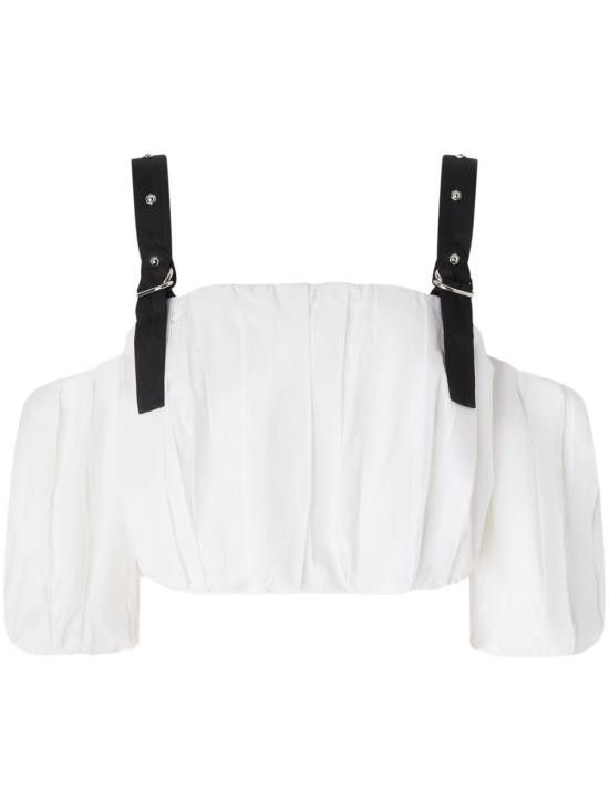Pinko PINKO Women Tops 105176A2LD ZZ1 WHITE Size M / US 6-8 / IT 42-44 - 1 Thumbnail