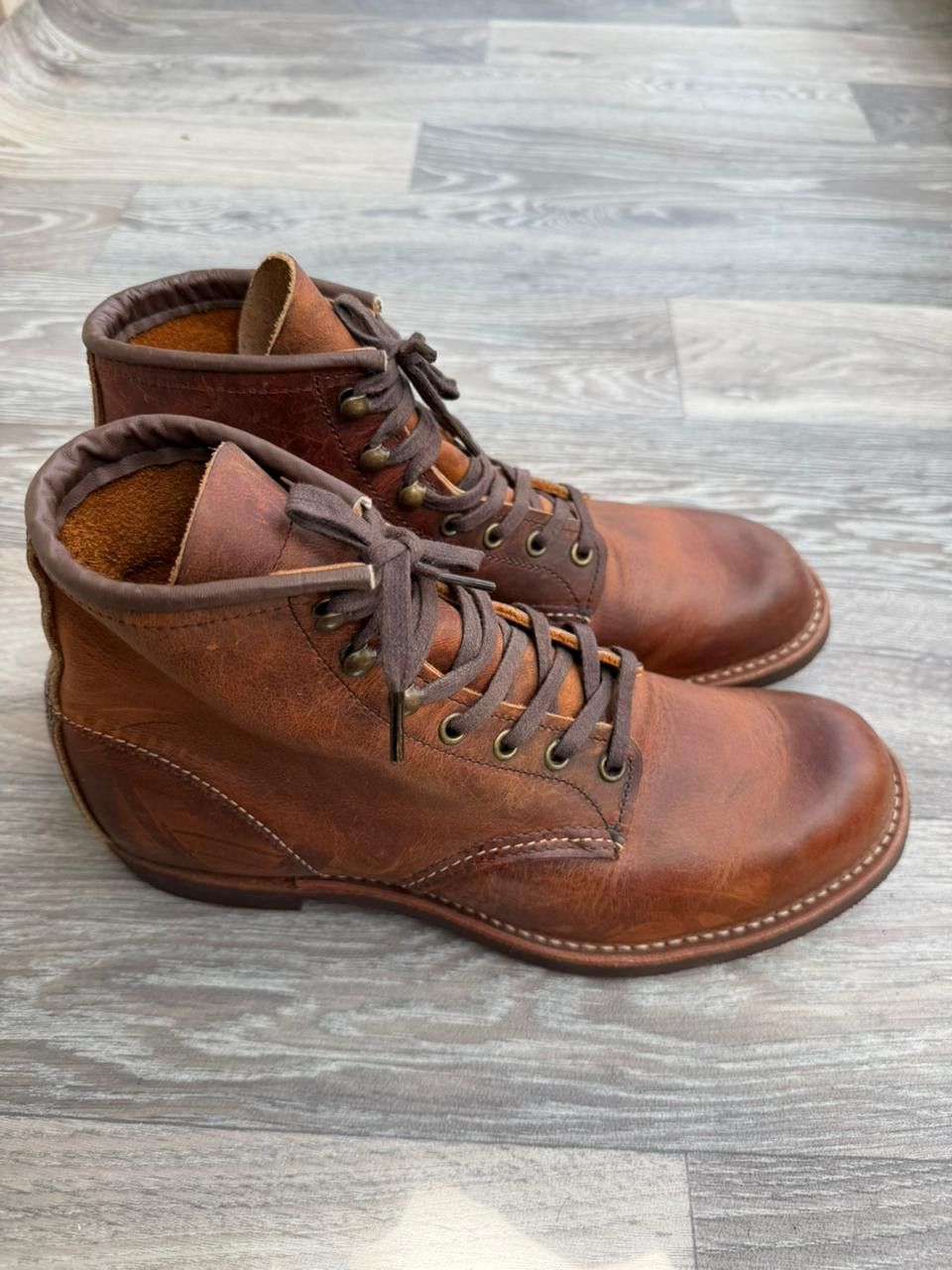 Red Wing Red Wing Blacksmith 3343 Brown Leather Boots Sz 7.5 UK Size US 8.5 / EU 41-42 - 7 Thumbnail
