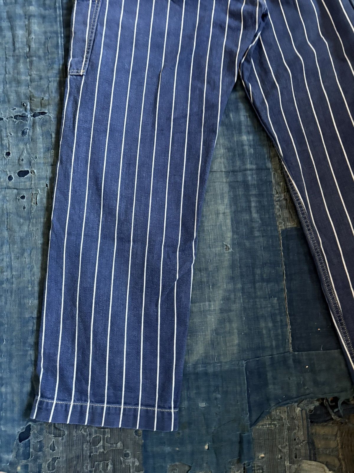 Kapital KAPITAL Double Knee Lumber Pants stripe Size US 30 / EU 46 - 8 Thumbnail