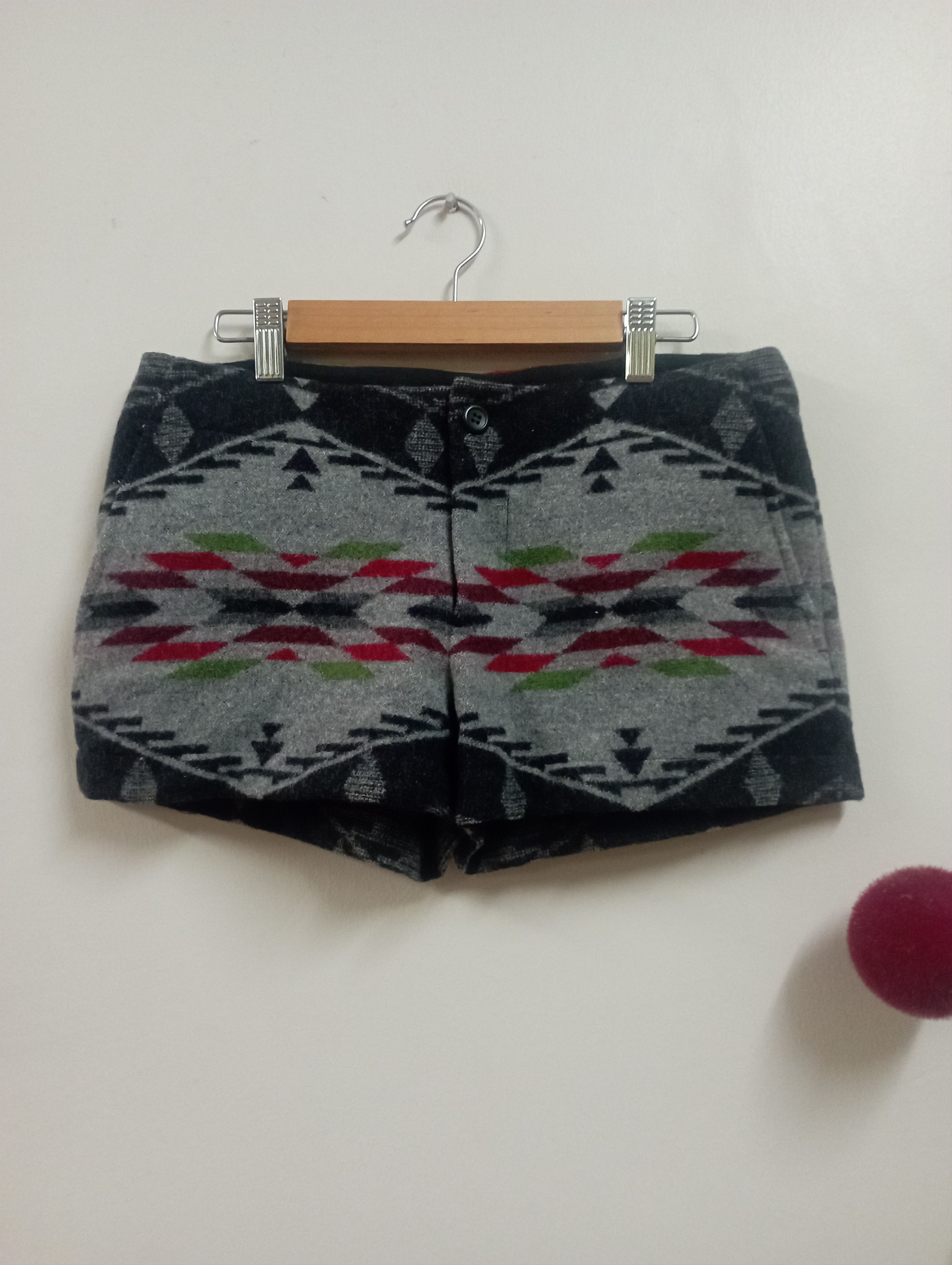 Pendleton Vintage Made In USA Navajo Wool Short Pant Pendleton Size 28" / US 6 / IT 42 - 4 Thumbnail