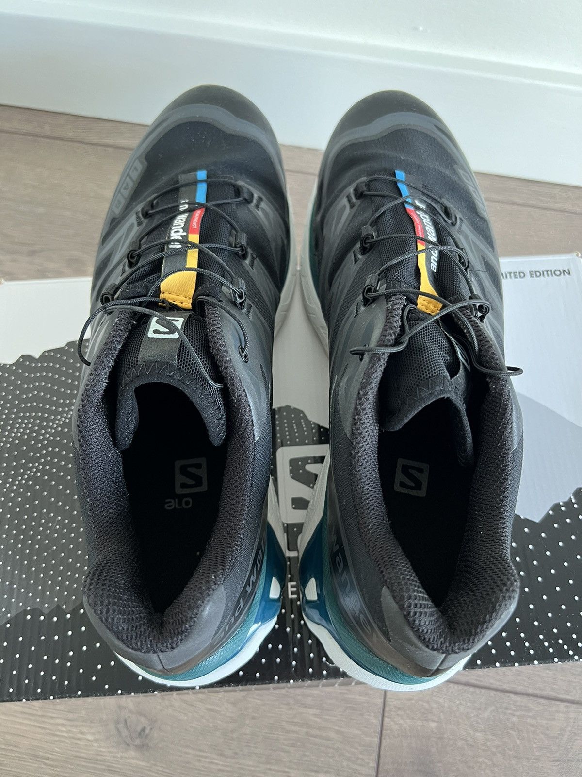 And Wander × Salomon And Wander x Salomon XT-6 Black Deep Teal 11 Size US 11 / EU 44 - 9 Thumbnail