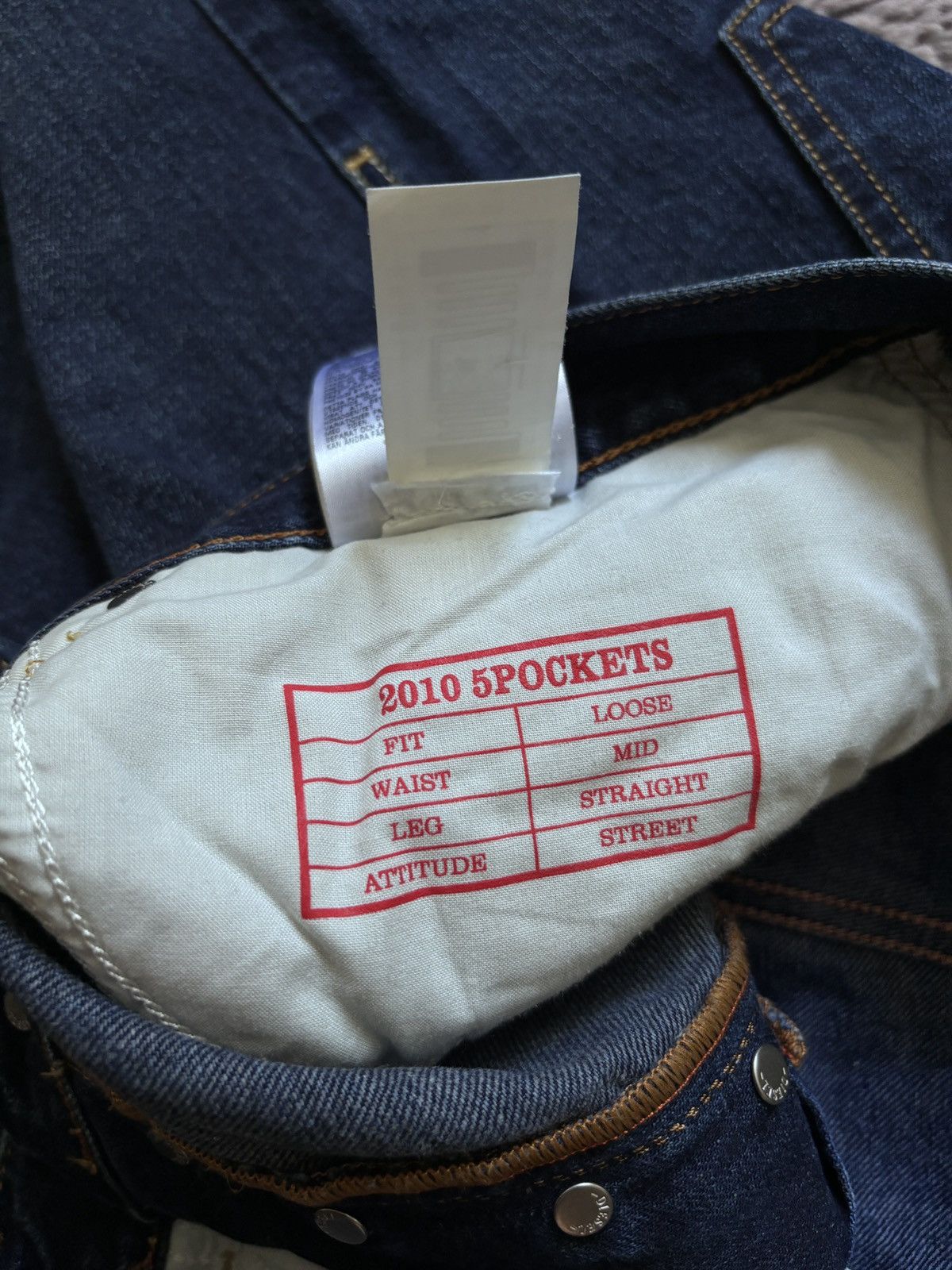 Diesel × Diesel Black Gold Diesel D-Macs 2010 jeans baggy fit blue denim pants Size US 36 / EU 52 - 13 Thumbnail
