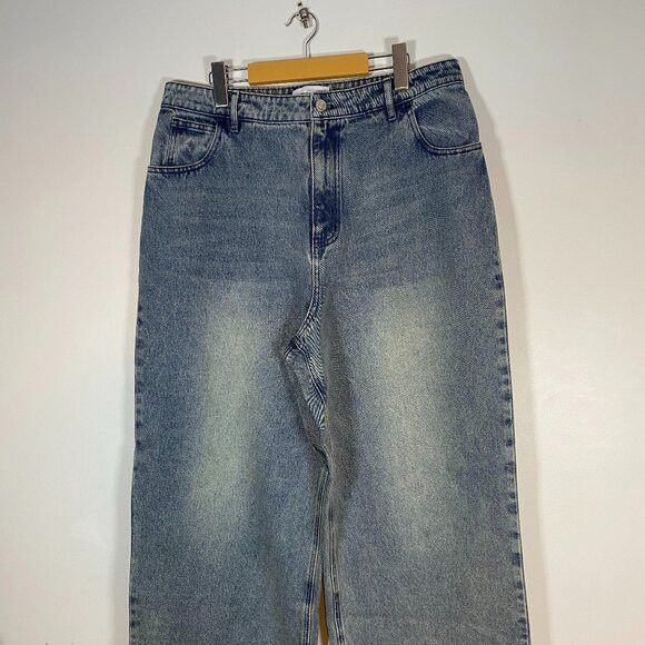 Other Uptus Studios Toronto Medium Blue Wide-Leg Jeans Size 36 Size 36" / US 14 / IT 50 - 3 Thumbnail
