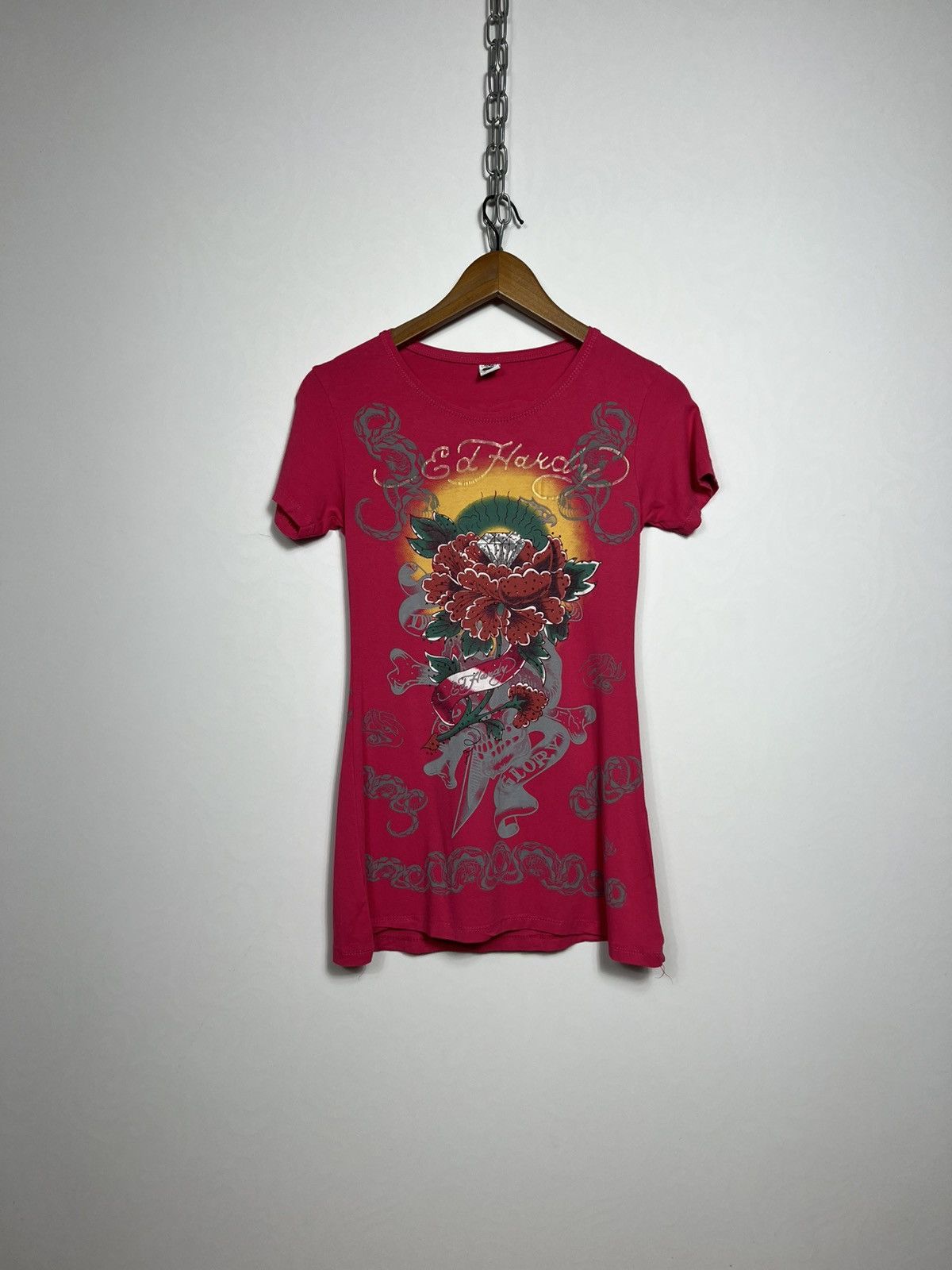 Ed Hardy Vintage Y2K Ed Hardy by Christian Audigier Tank Top Tee Size S / US 4 / IT 40 - 1 Thumbnail
