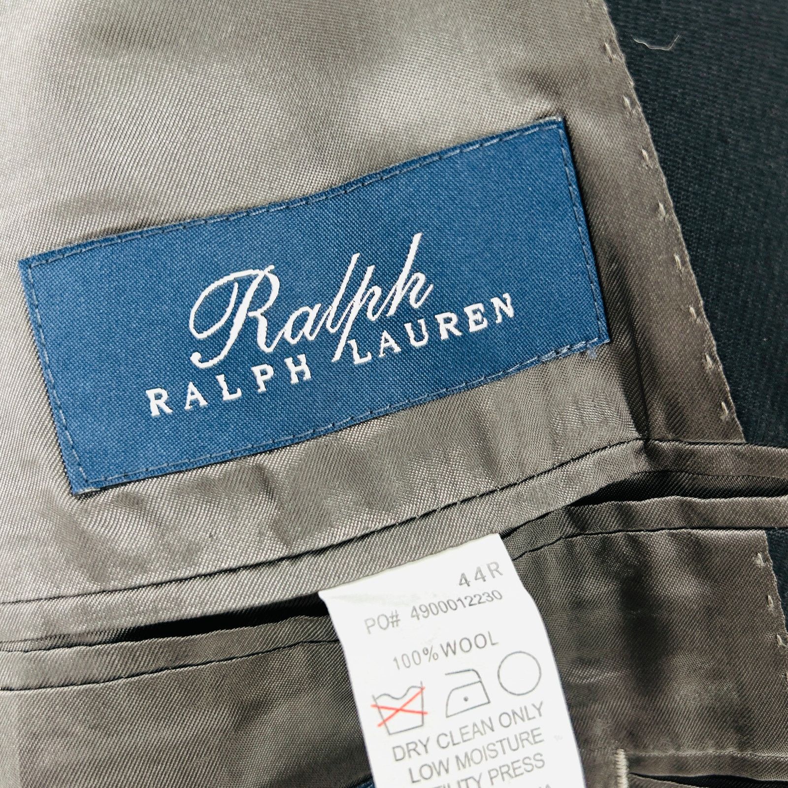 Ralph Lauren Blue Label Ralph Lauren Blue Label Black Wool Tuxedo Jacket Blazer Size 44R - 5 Thumbnail