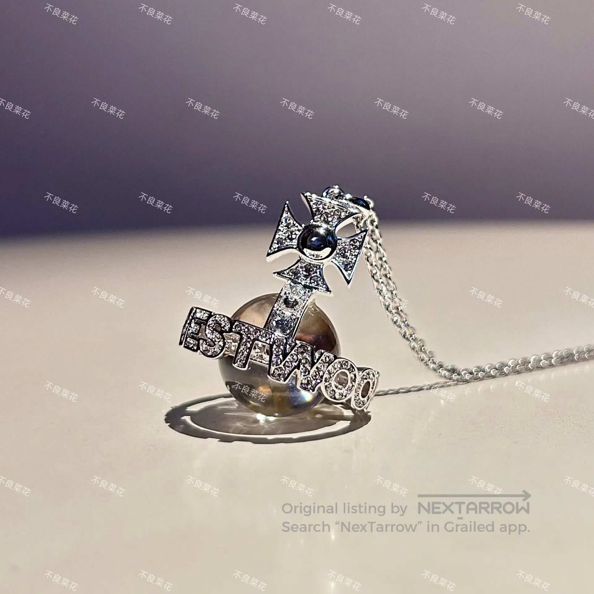 Vivienne Westwood vivienne westwood orb necklace with crystals. Size ONE SIZE - 2 Thumbnail