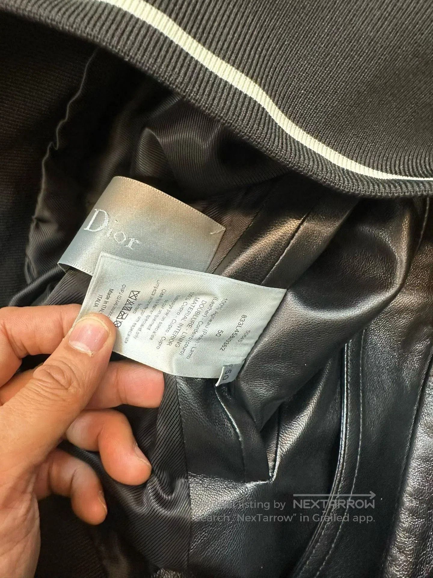 Dior Dior Homme Sheepskin Bee Embroidery Jacket. Size US M / EU 48-50 / 2 - 6 Thumbnail