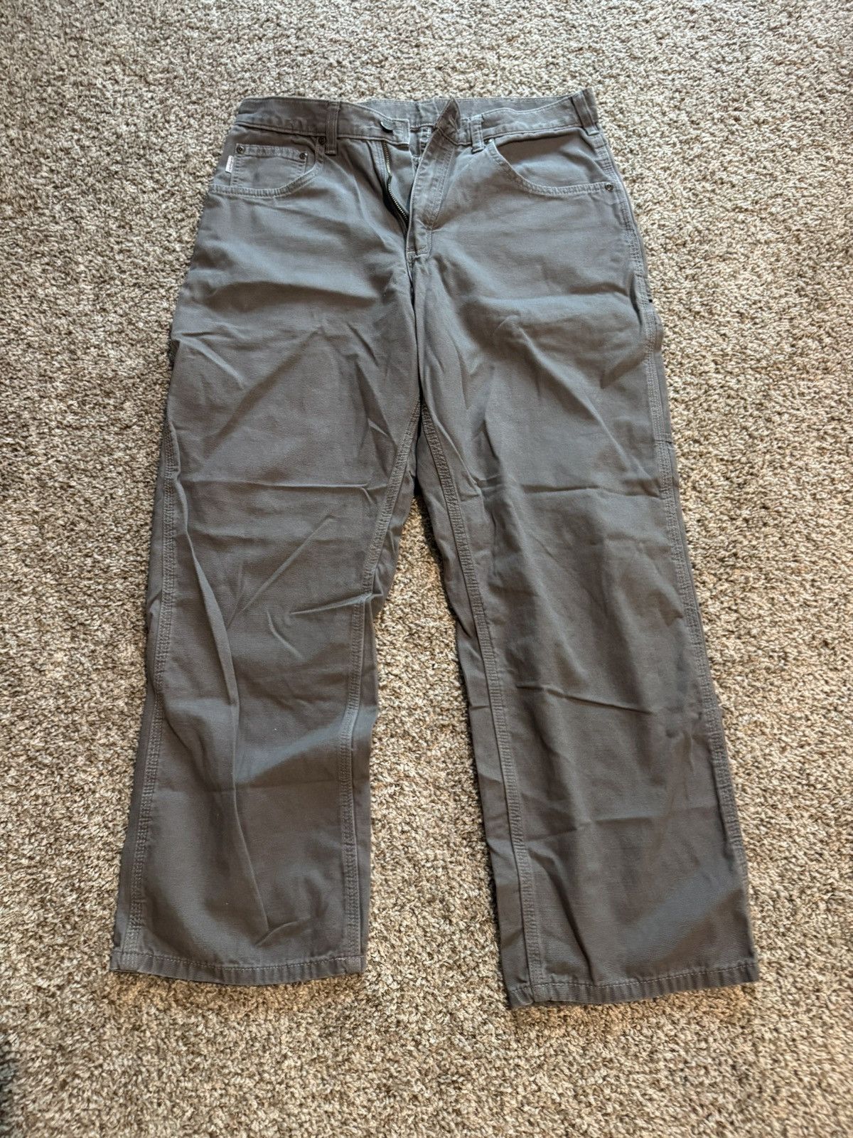 Carhartt Carhartt Work Pants (Gray) – 34x30 Size US 34 / EU 50 - 1 Thumbnail