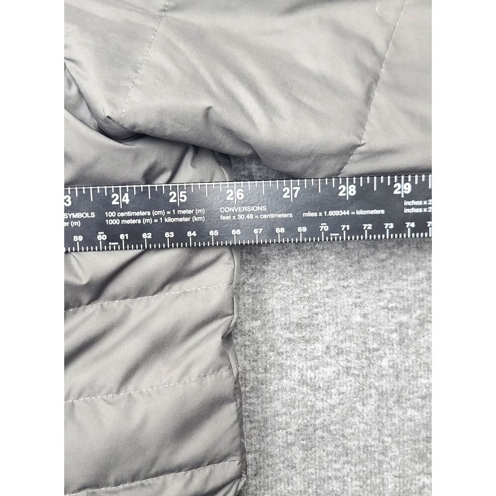 Vintage Columbia Lay D Down II Mid Jacket Womens 2X Graphite Gray Long Puffer Parka Coat Size XXL / US 16-18 / IT 52-54 - 7 Thumbnail