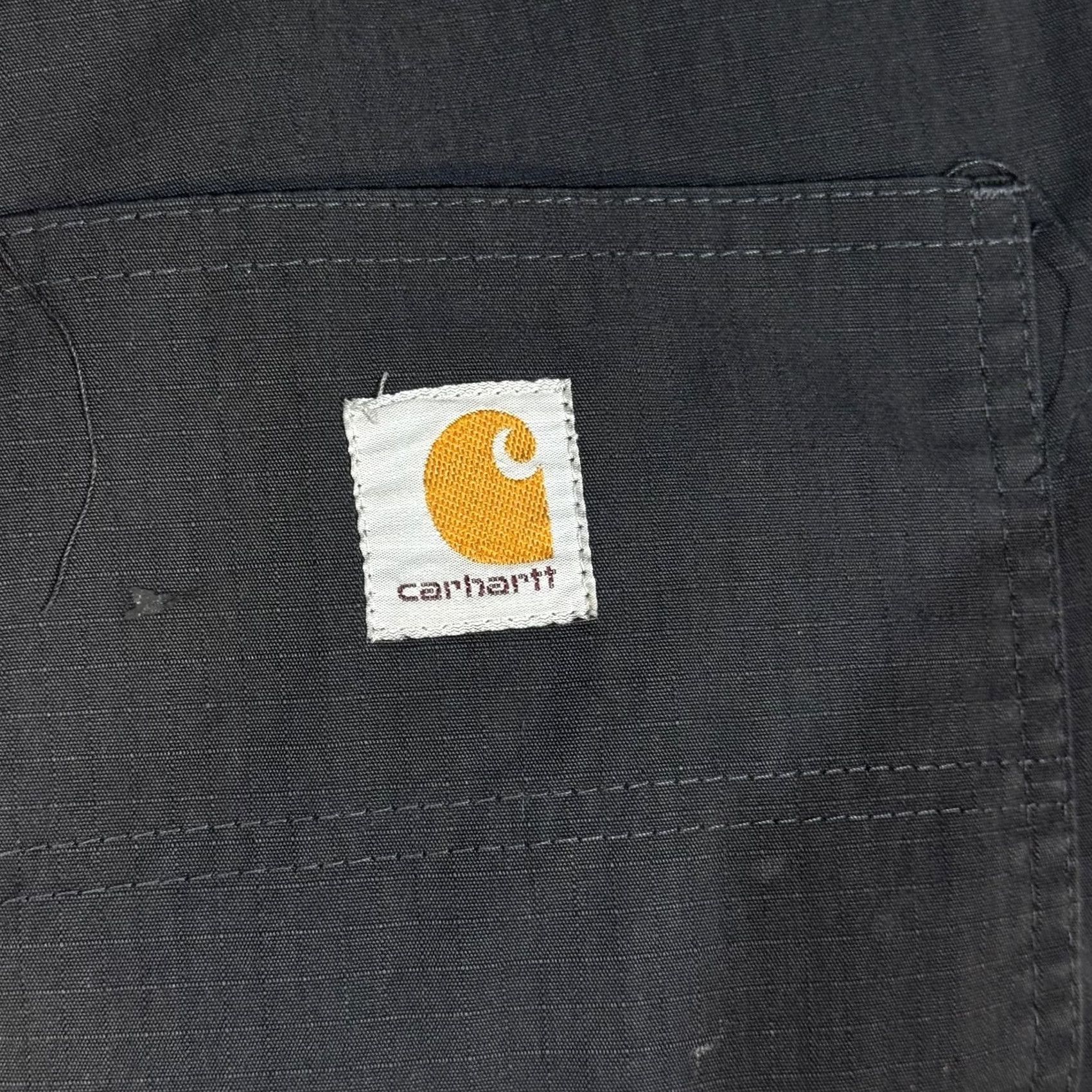 Carhartt VINTAGE Carhartt Pants Mens 38x30 Gray Ripstop Utility Relaxed Fit Carpenter Workwear Size US 38 / EU 54 - 5 Thumbnail