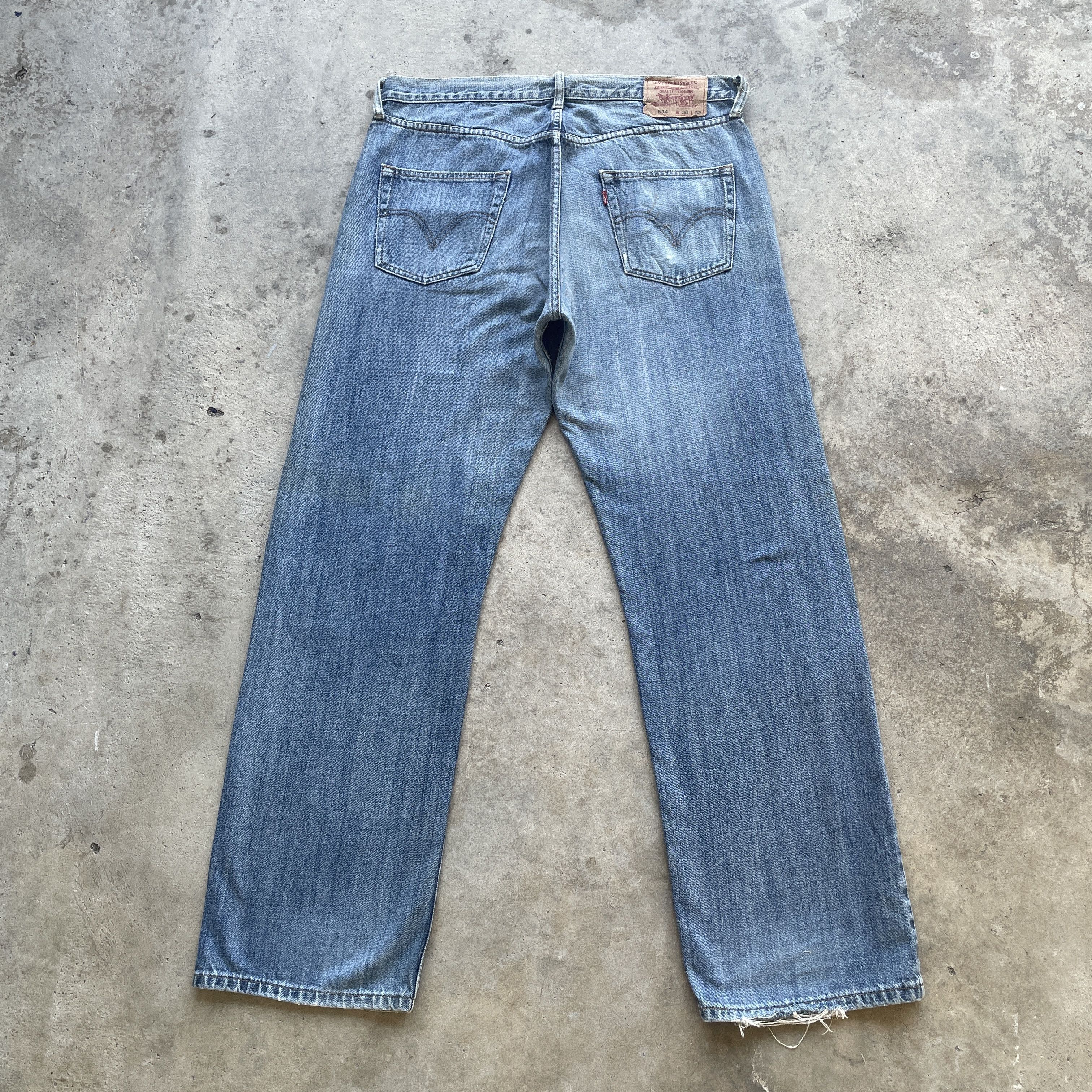 Levi's W36 Vintage Levi’s 534 Faded Relaxed Distressed Jeans Pants Size US 36 / EU 52 - 11 Thumbnail
