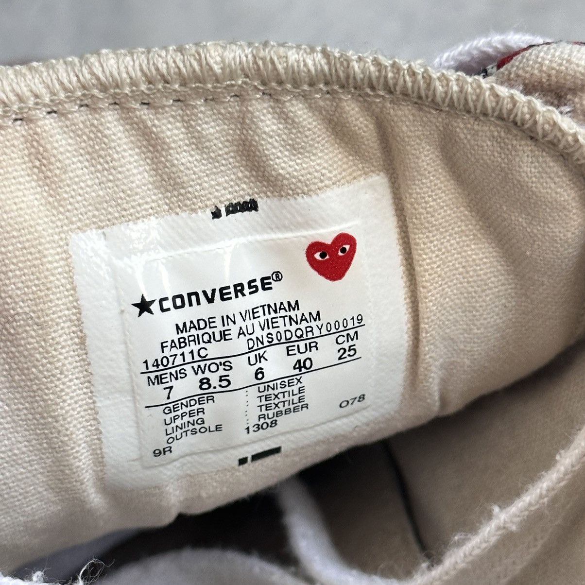 Comme des Garcons PLAY × Converse Vintage Converse x Comme Des Garcons Play CDG Pro Low Shoes Size US 7 / EU 40 - 17 Thumbnail