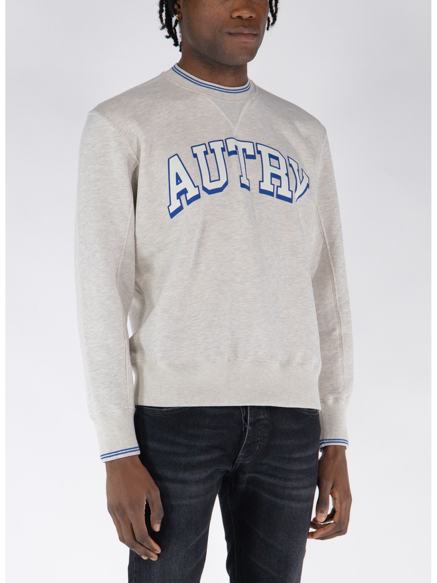 AUTRY o1y0526 Logo Sweatshirt in Light Gray/Blue Size US S / EU 44-46 / 1 - 2 Thumbnail