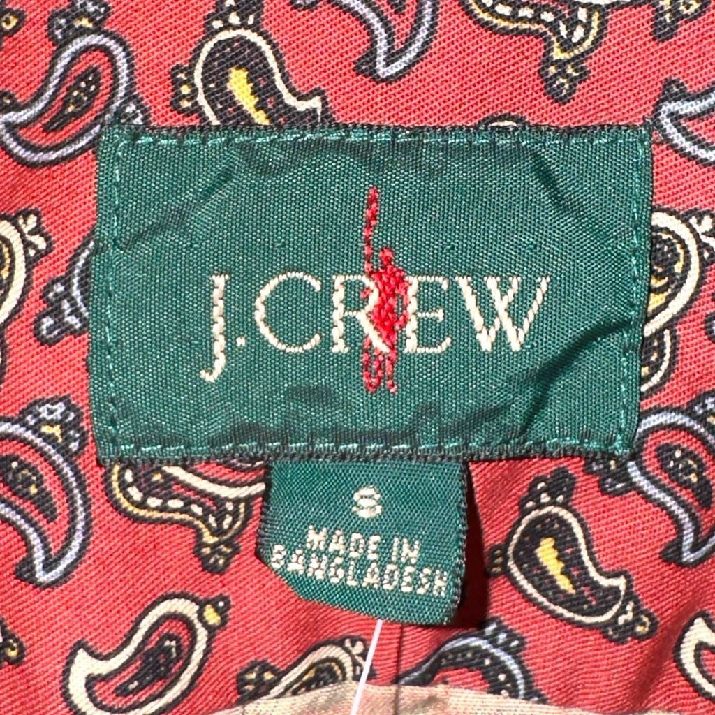 Other NWT J. Crew Red Paisley Button Up Up Work Shirt Size S Size US S / EU 44-46 / 1 - 4 Thumbnail