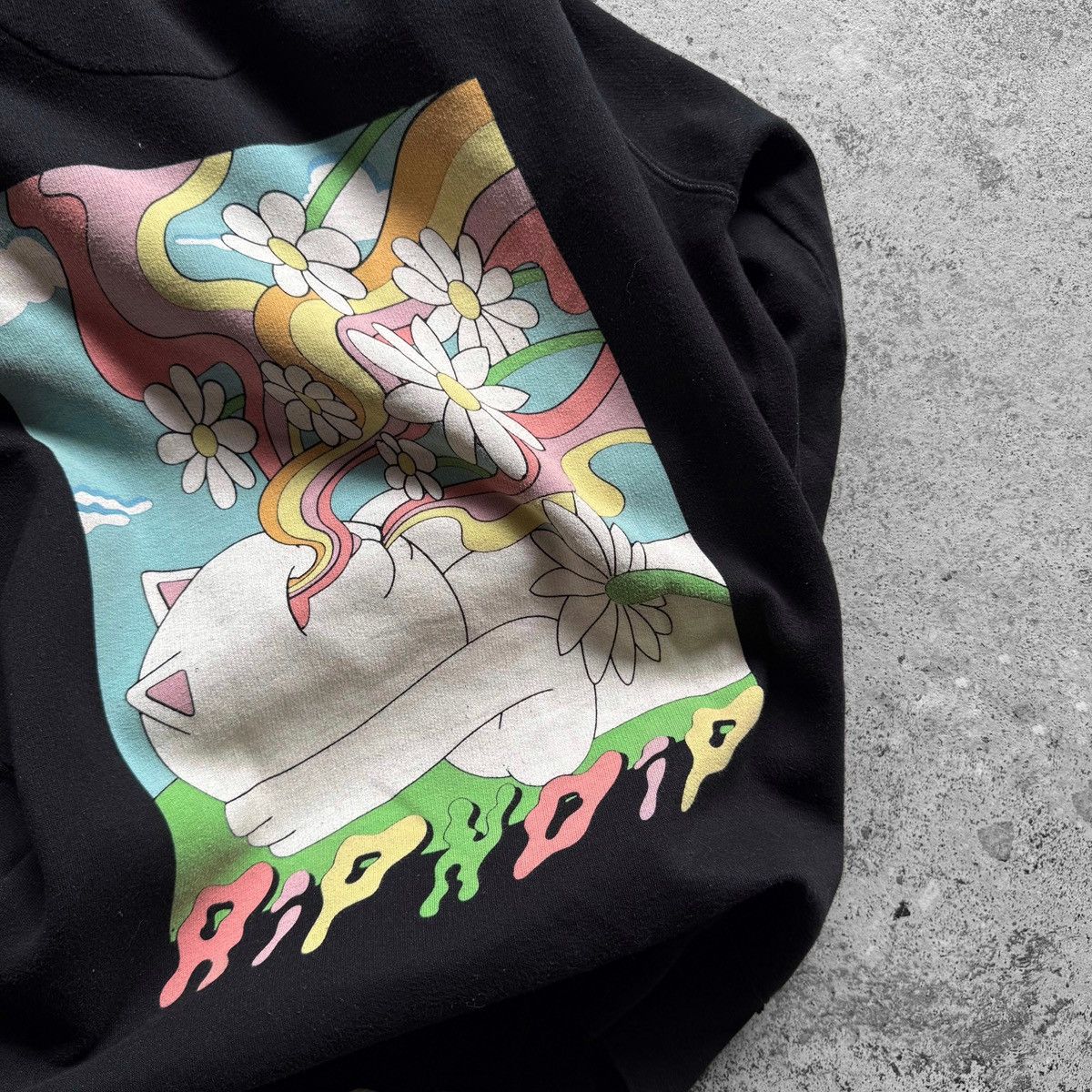 RIPNDIP Ripndip Floral Lord Nermal Graphic Print Hoodie Sweatshirt Size XS / US 0-2 / IT 36-38 - 3 Thumbnail