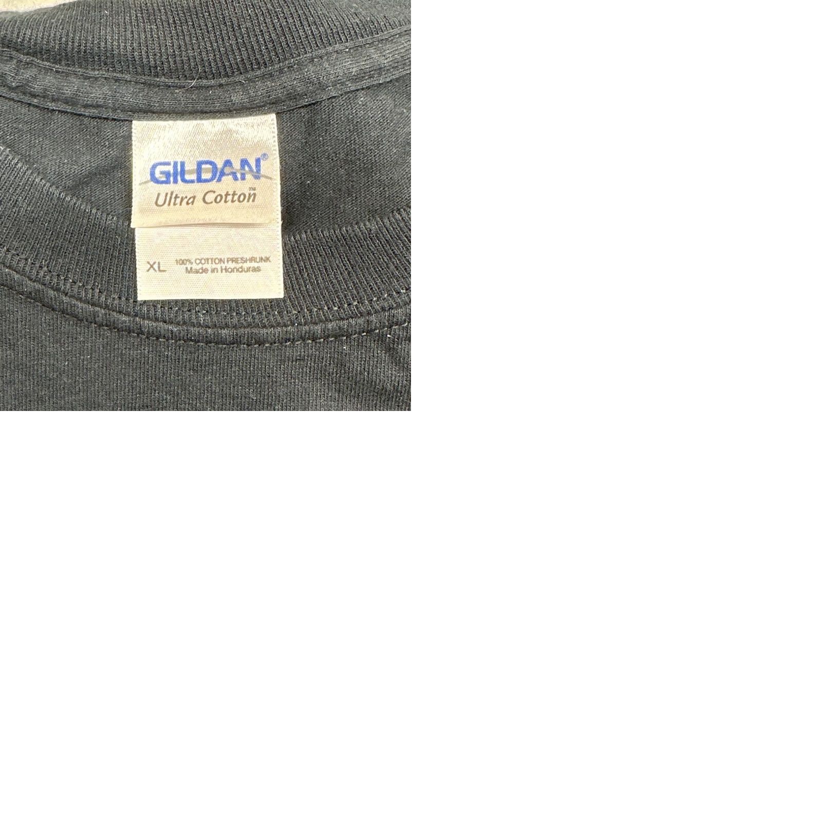 Gildan VINTAGE Gildan Ultra Cotton Black XL T-Shirt Long Sleeve HI VIZ Shooting Systems Shirt Adults XL Black 90s USA Music Hip Hop Hipster Logo Size US XL / EU 56 / 4 - 12 Thumbnail