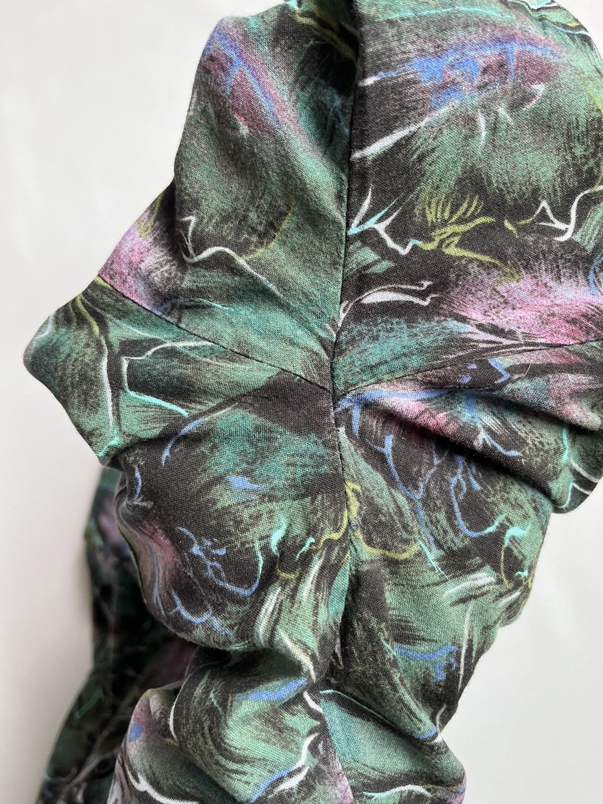 Towncraft Vintage 90s Towncraft Floral Rayon Usa Made Hawaiian Shirt Size US XL / EU 56 / 4 - 18 Thumbnail